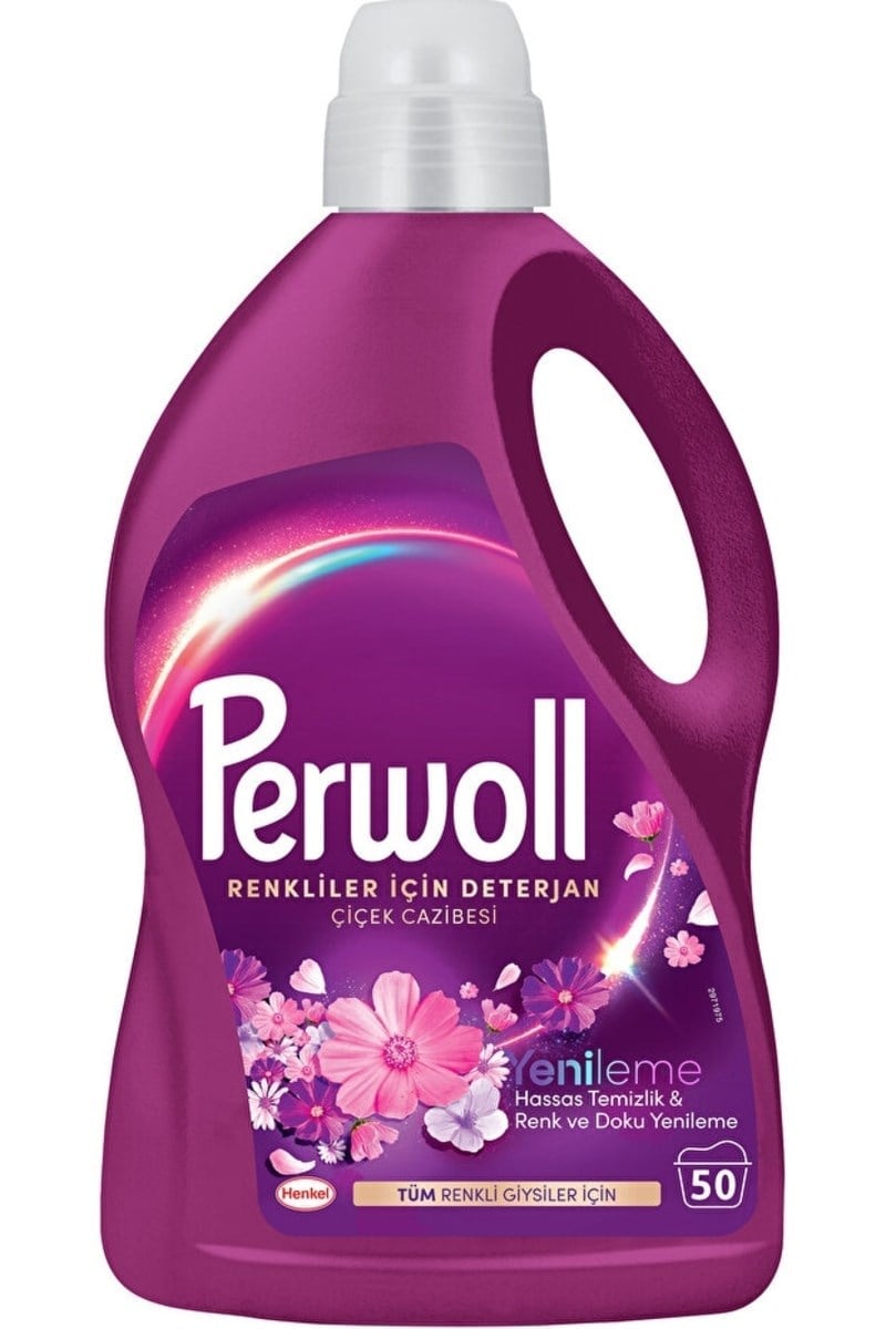 Perwoll Hassas Sıvı Çamaşır Deterjanı Çiçek Cazibesi 2,75 Lt x 4Adet