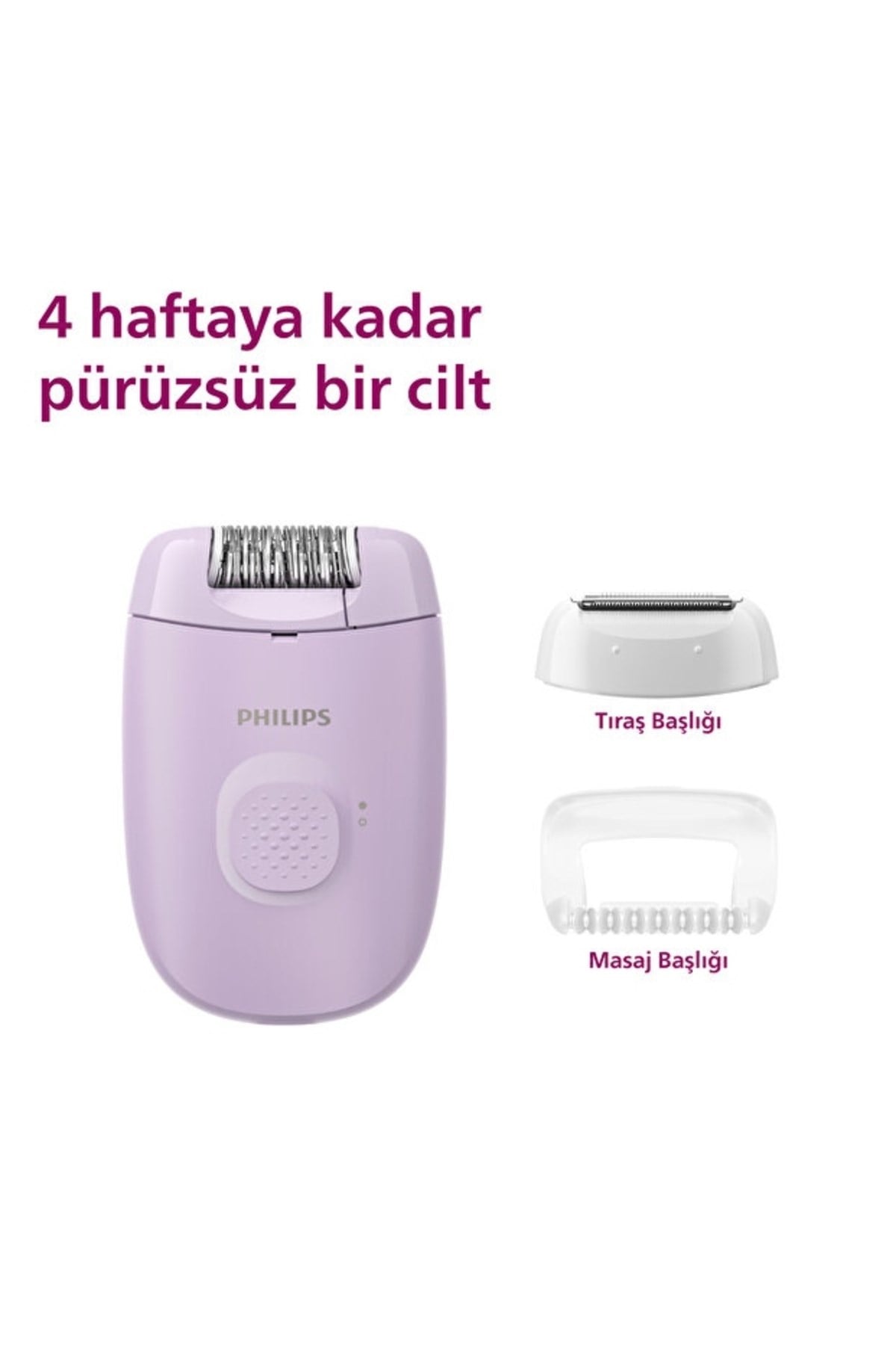 Philips 2000 Serisi BRE237/05 Vücut ve Hassas Bölge Epilatör Seti, Kablolu, Tıraş Başlığı