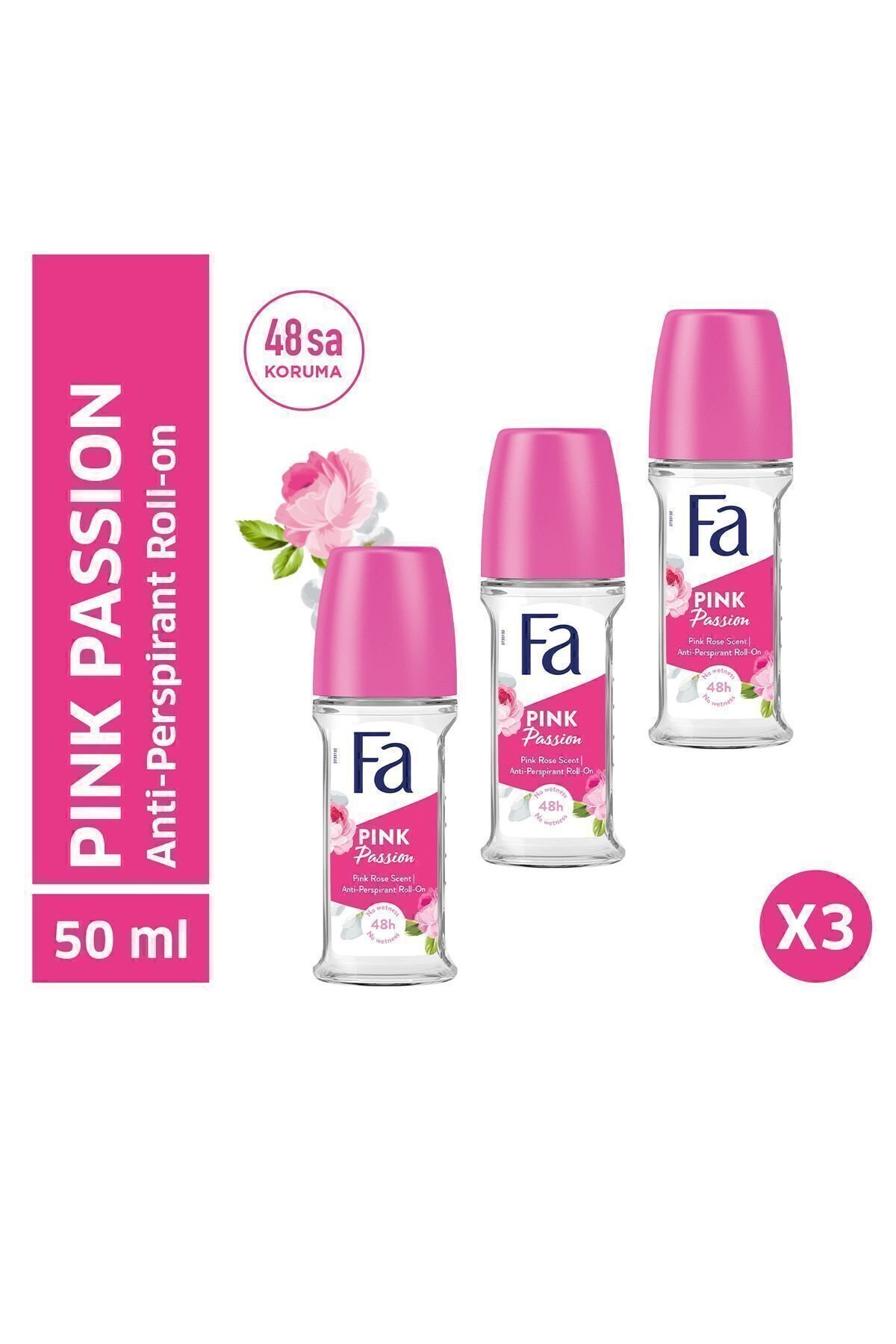 Pınk Passıon Roll-on X 3 Adet