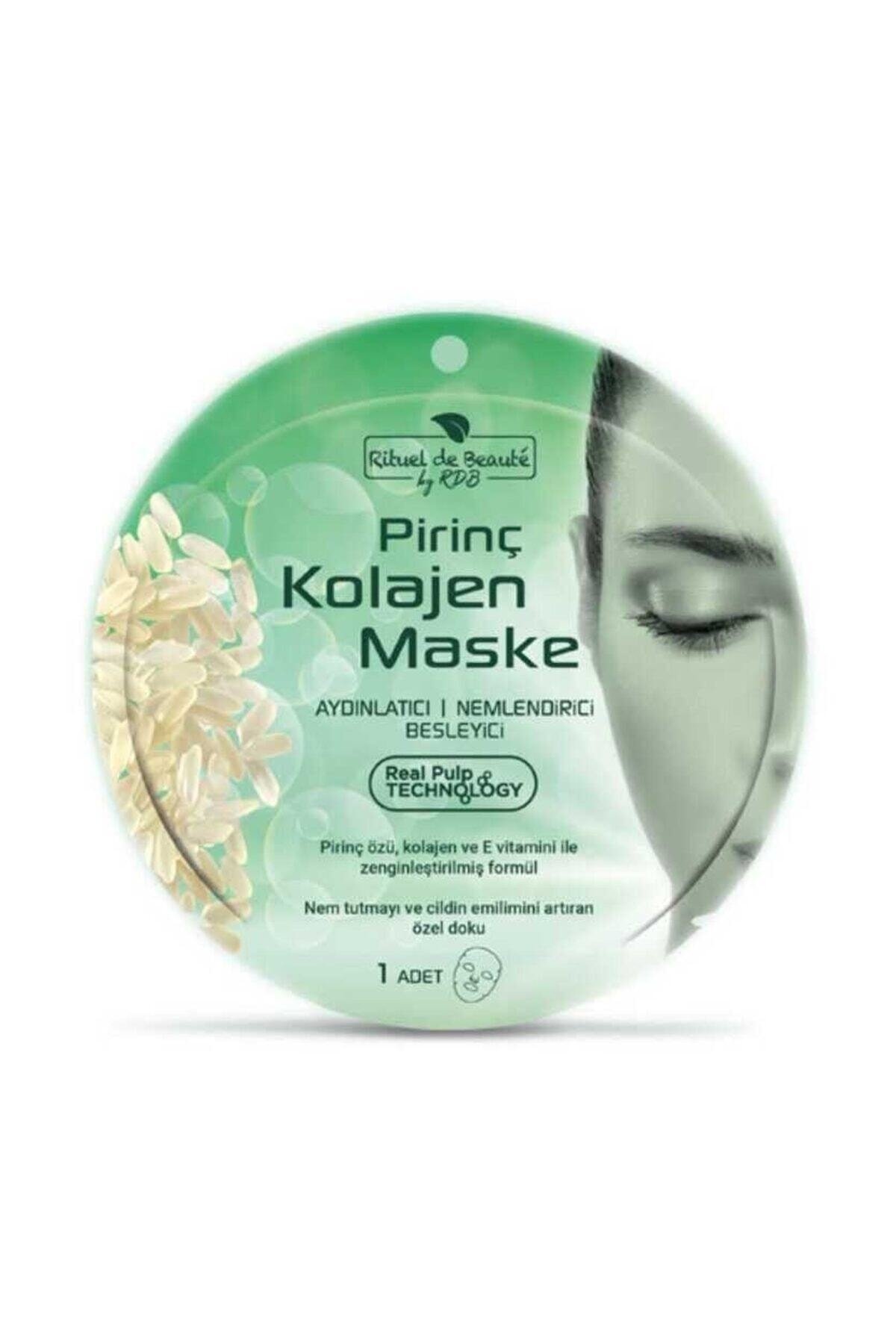 Pirinç Kolajen Maske