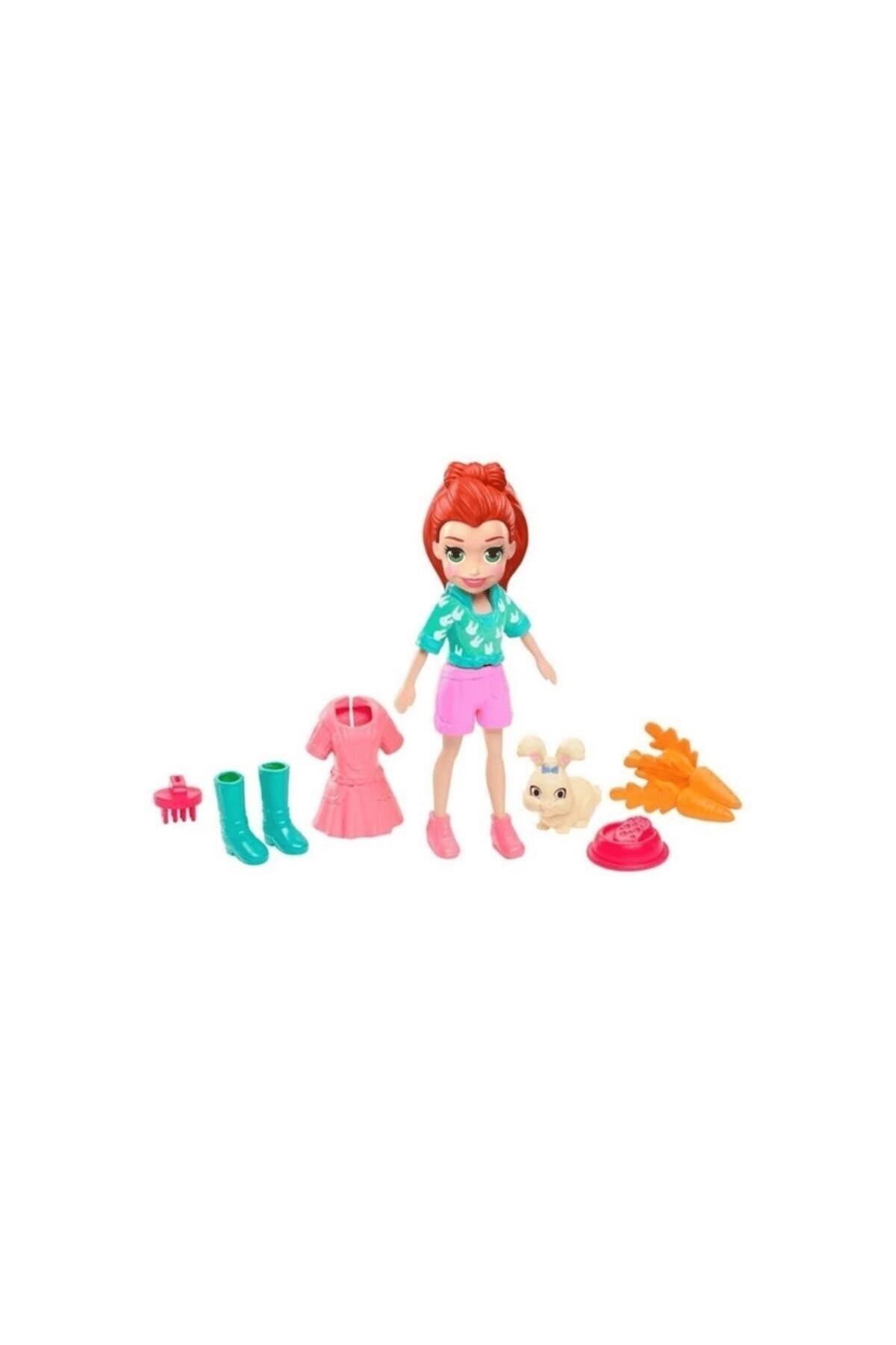 Polly Pocket Mattel Polly Pocket Polly Hayvan Dostu Oyun Seti