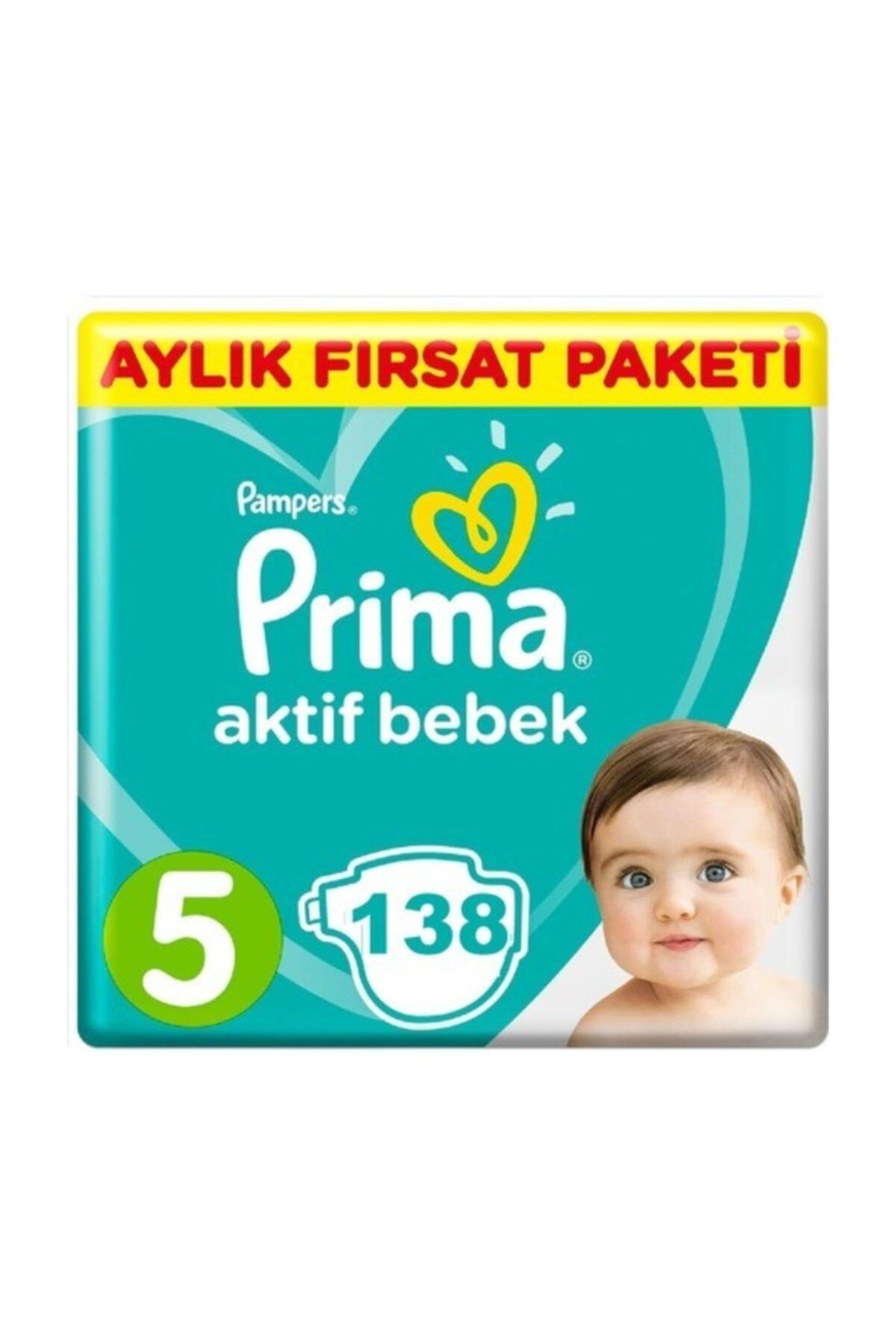 Prima Aktif Bebek Bezi 5 Beden Junior (11-16 kg) 46'lı x3 Adet