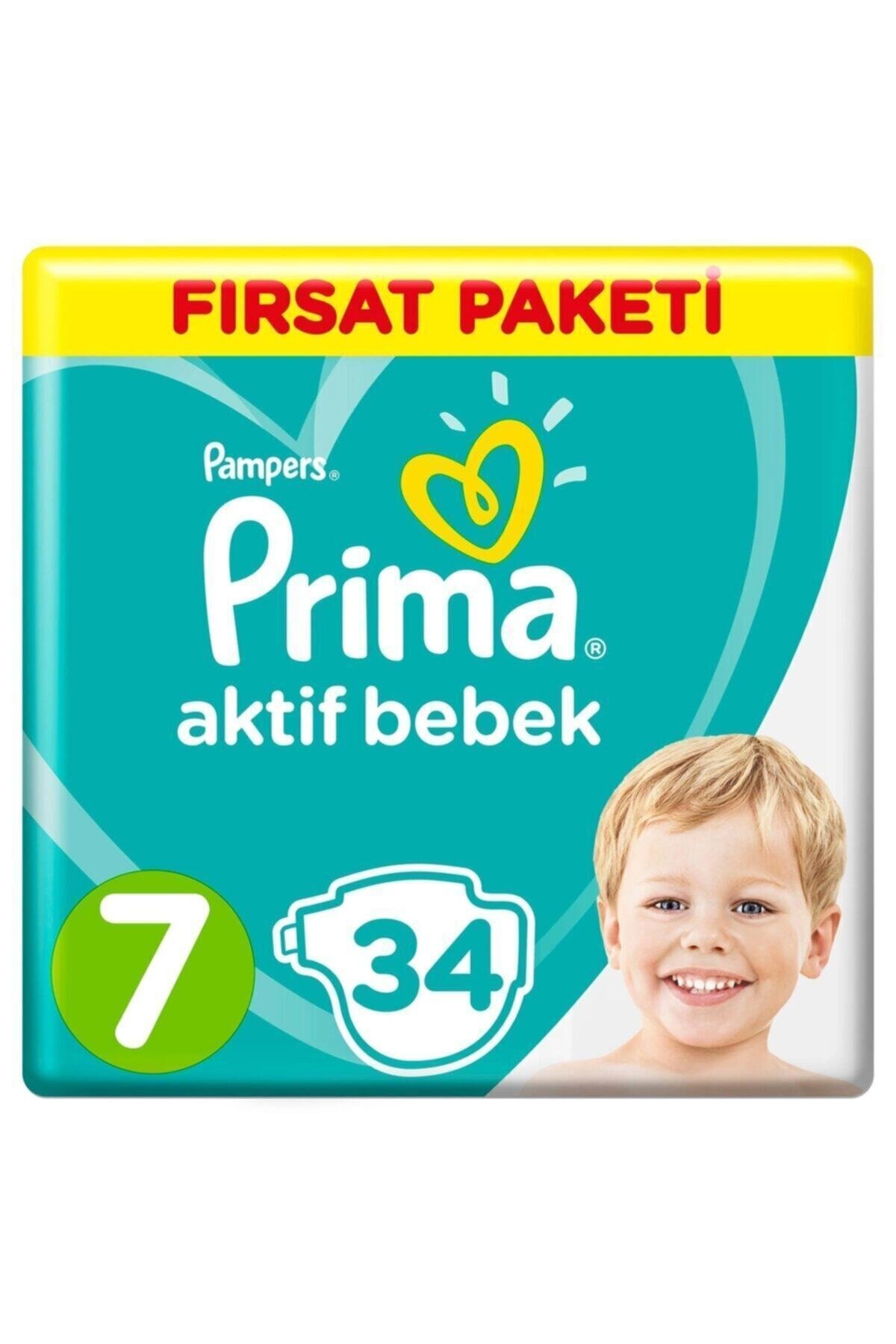 Prima Aktif Bebek Ekonomik 7 Beden 34'lü x3 Adet