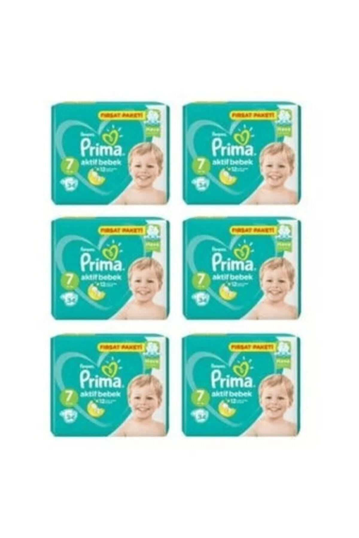 Prima Aktif Bebek Ekonomik 7 Beden 34'lü x6 Adet