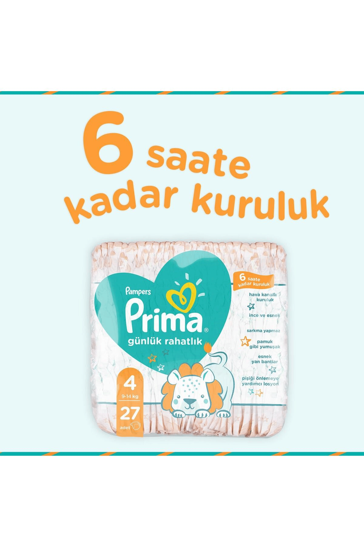 Prima Günlük Rahatlık 4 Midi 27'li