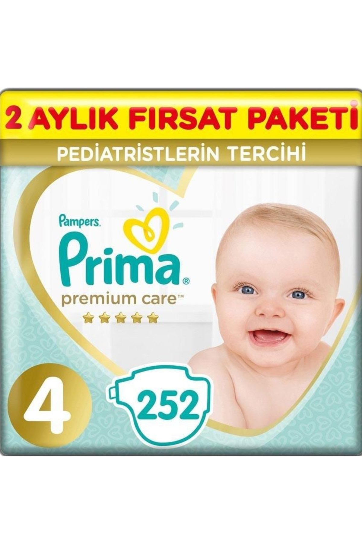 Prima Premium Care Bebek Bezi 4 Beden (9-14 kg) 84'lü x3 Adet