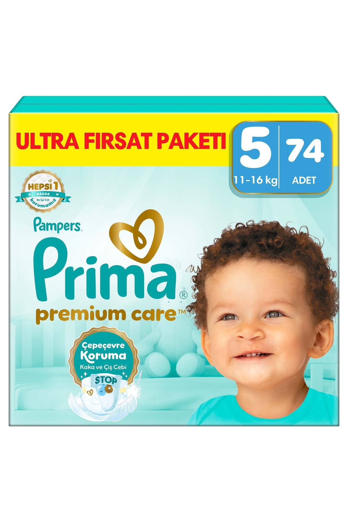 Prima Premium Care Bebek Bezi 5 Beden  Junior (11-16 kg) 74 Adet