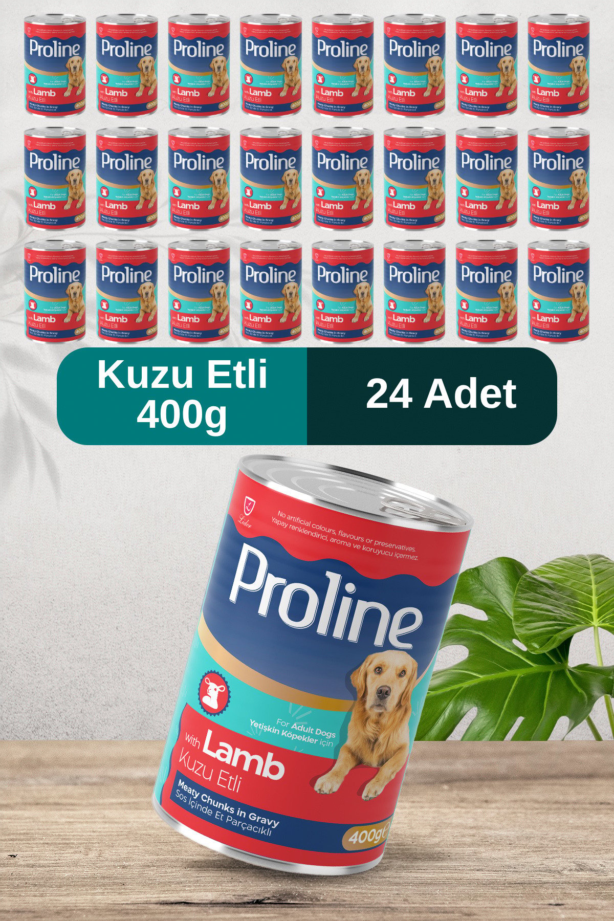 Proline Kuzu Etli Yetişkin Köpek Konservesi 400 Gr*24 Adet