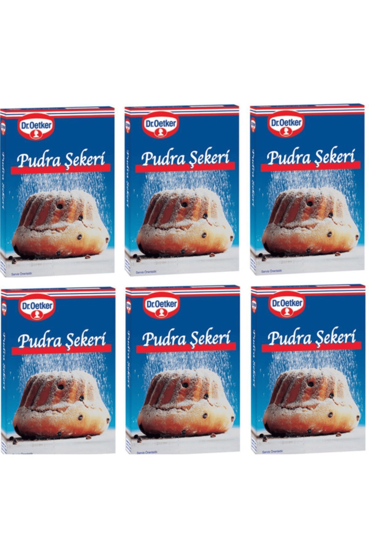 Pudra Şekeri 250 gr 6 Adet