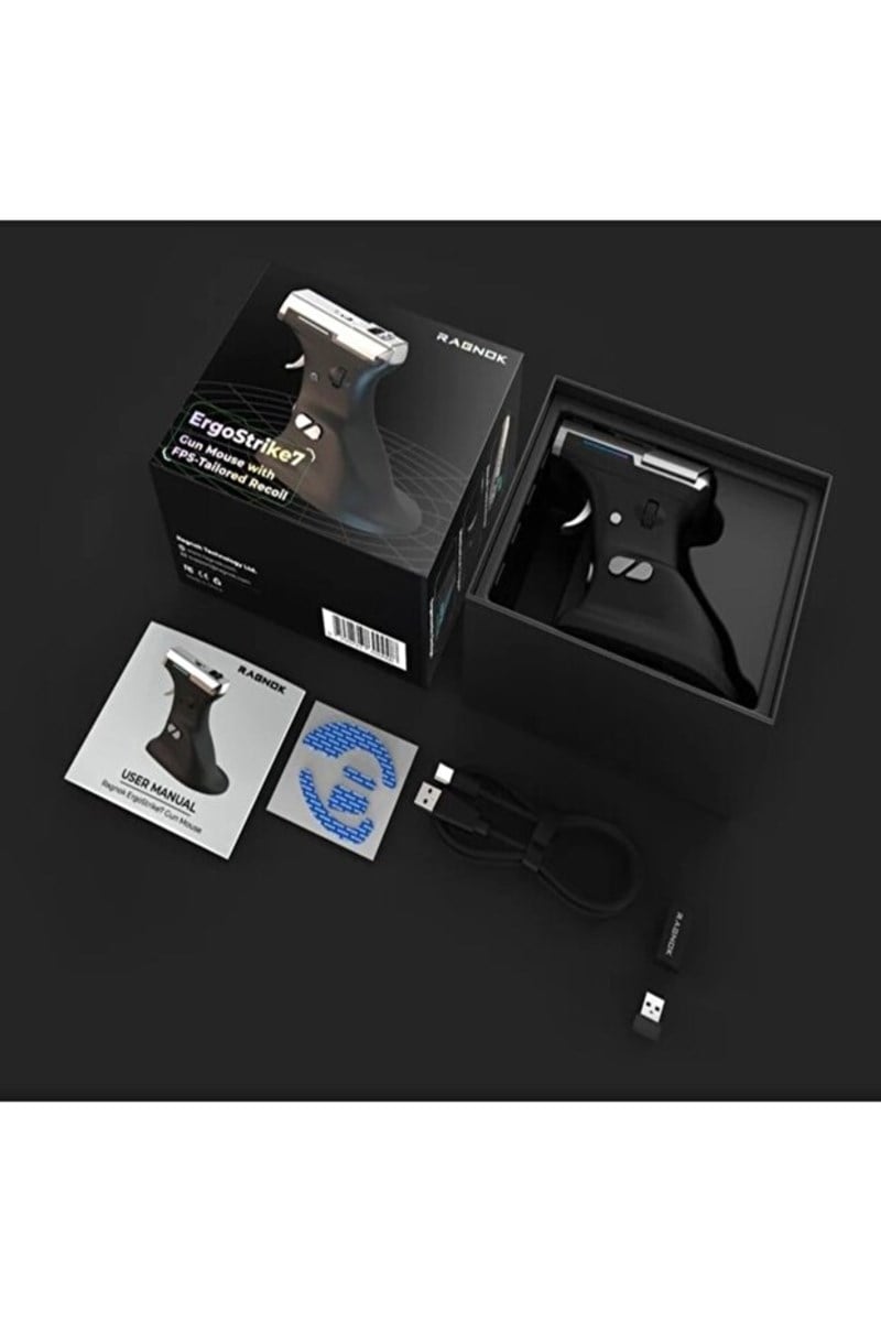 RAGNOK ErgoStrike7 Geri Tepme Özellikli Yeni Nesil FPS Gaming Mouse Beyaz
