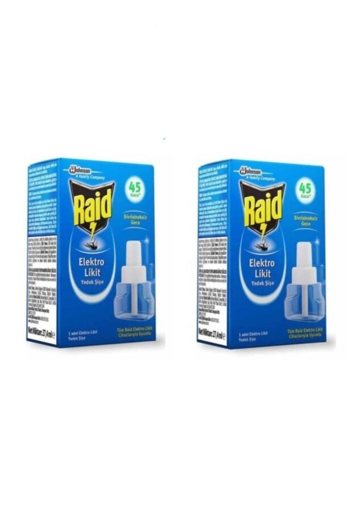Raid Elektrolikit Yedek 45 Gece 27 ML X2