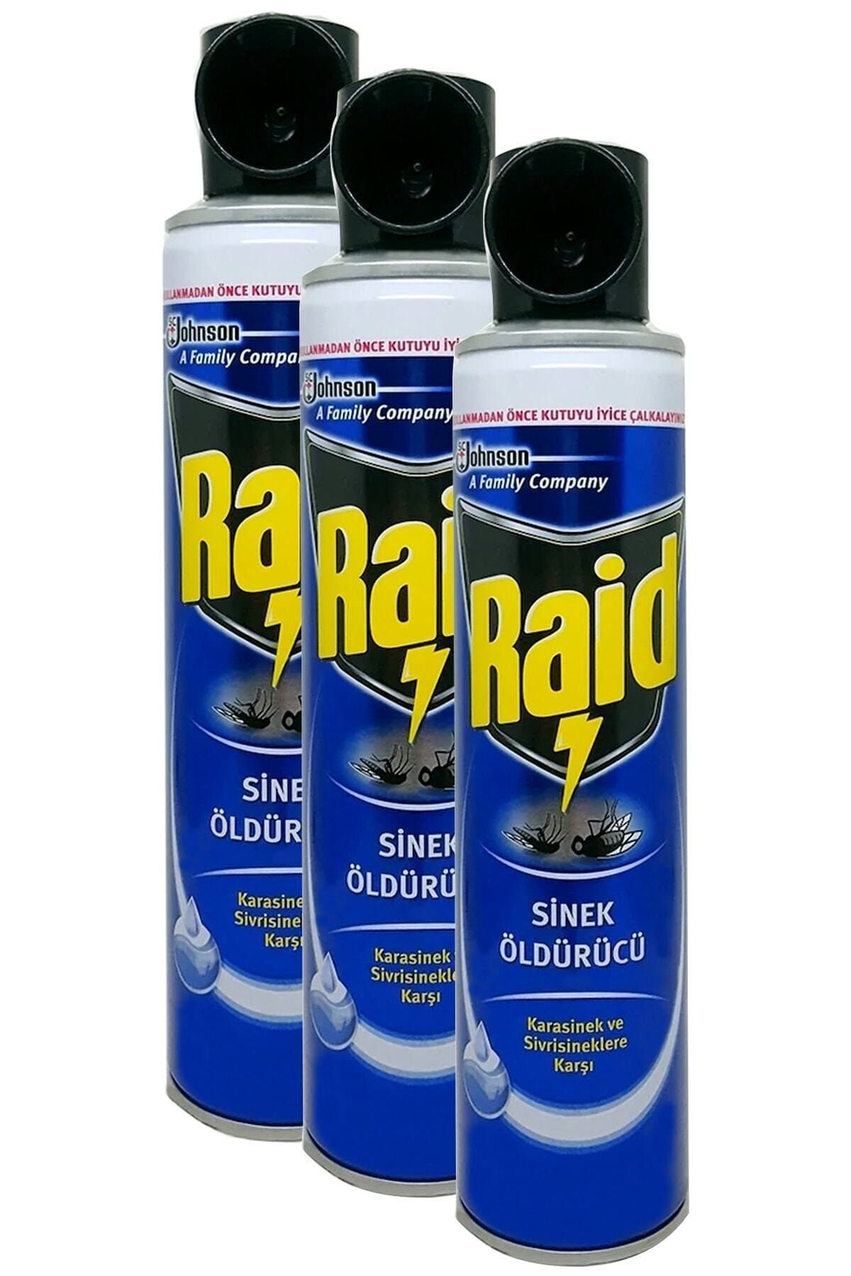 Raid Sinek Öldürücü Sprey 300 Ml X 3 Adet