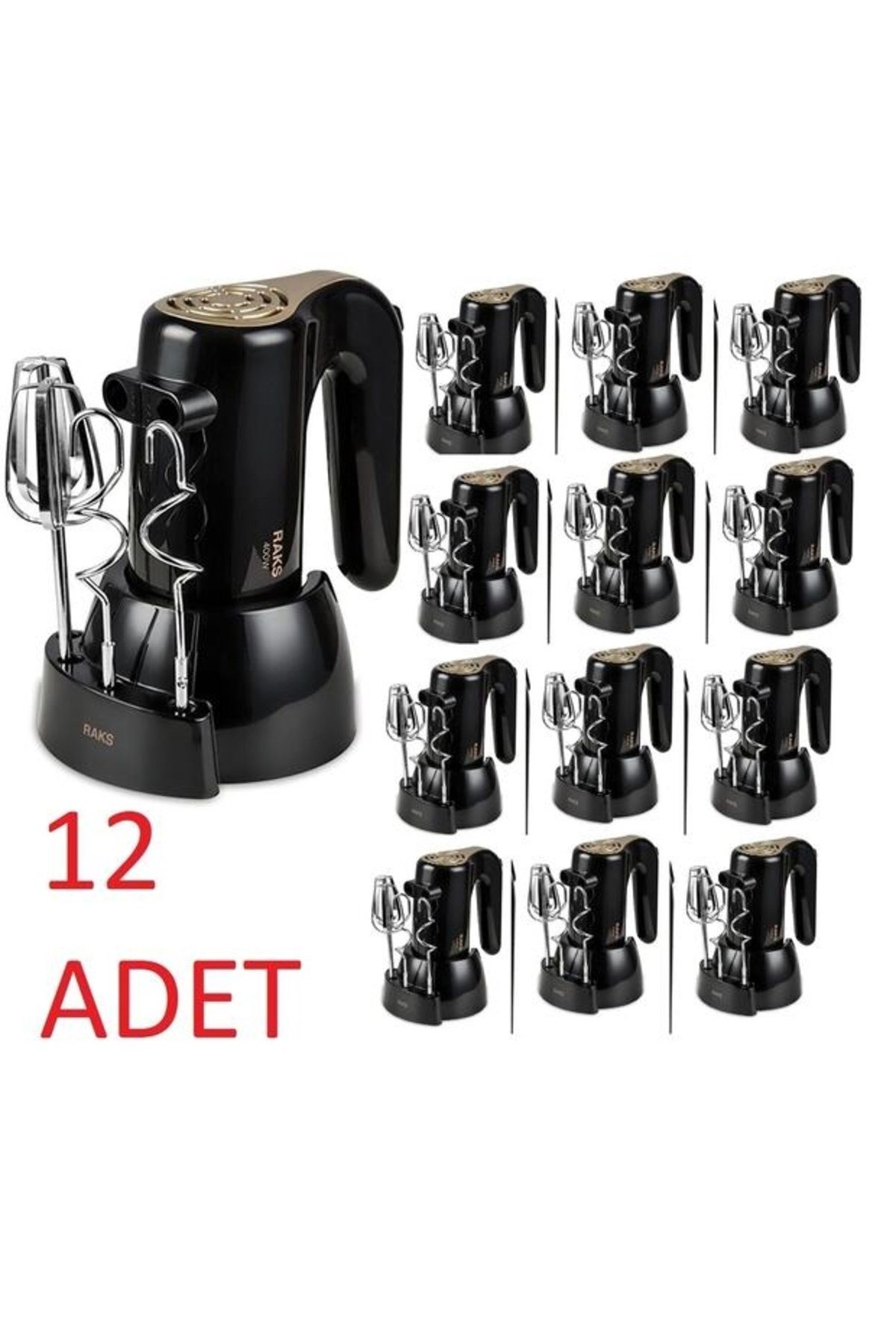 Raks Jasper Standlı El Mikseri x 12 Adet