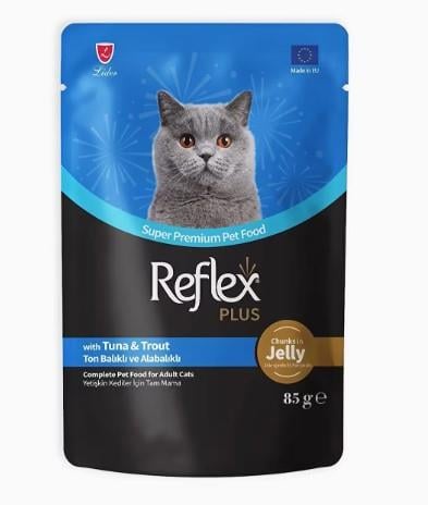 Reflex Ton Balıklı Kedi Yetişkin Pouch 85gr