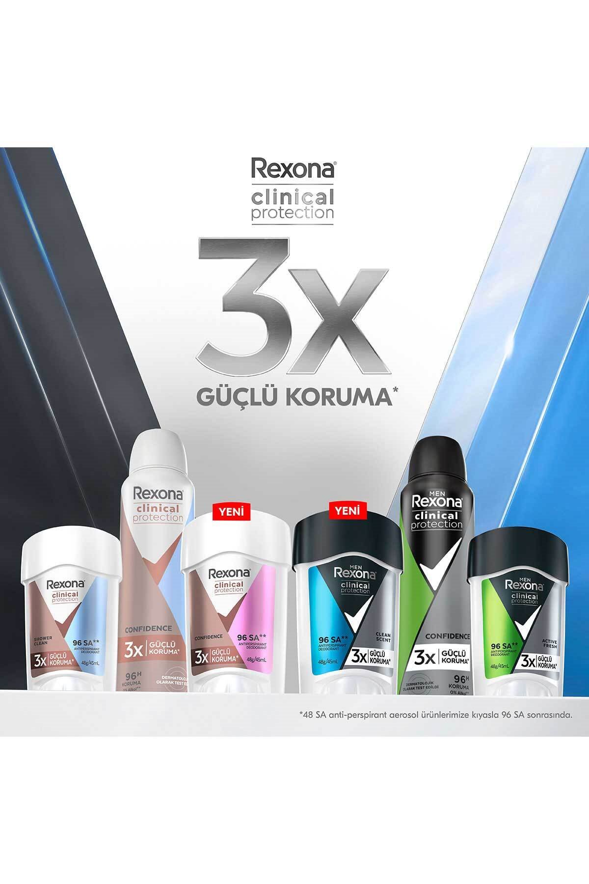 Rexona Clinical Protection Erkek Stick Deodorant Clean Scent 45 ml