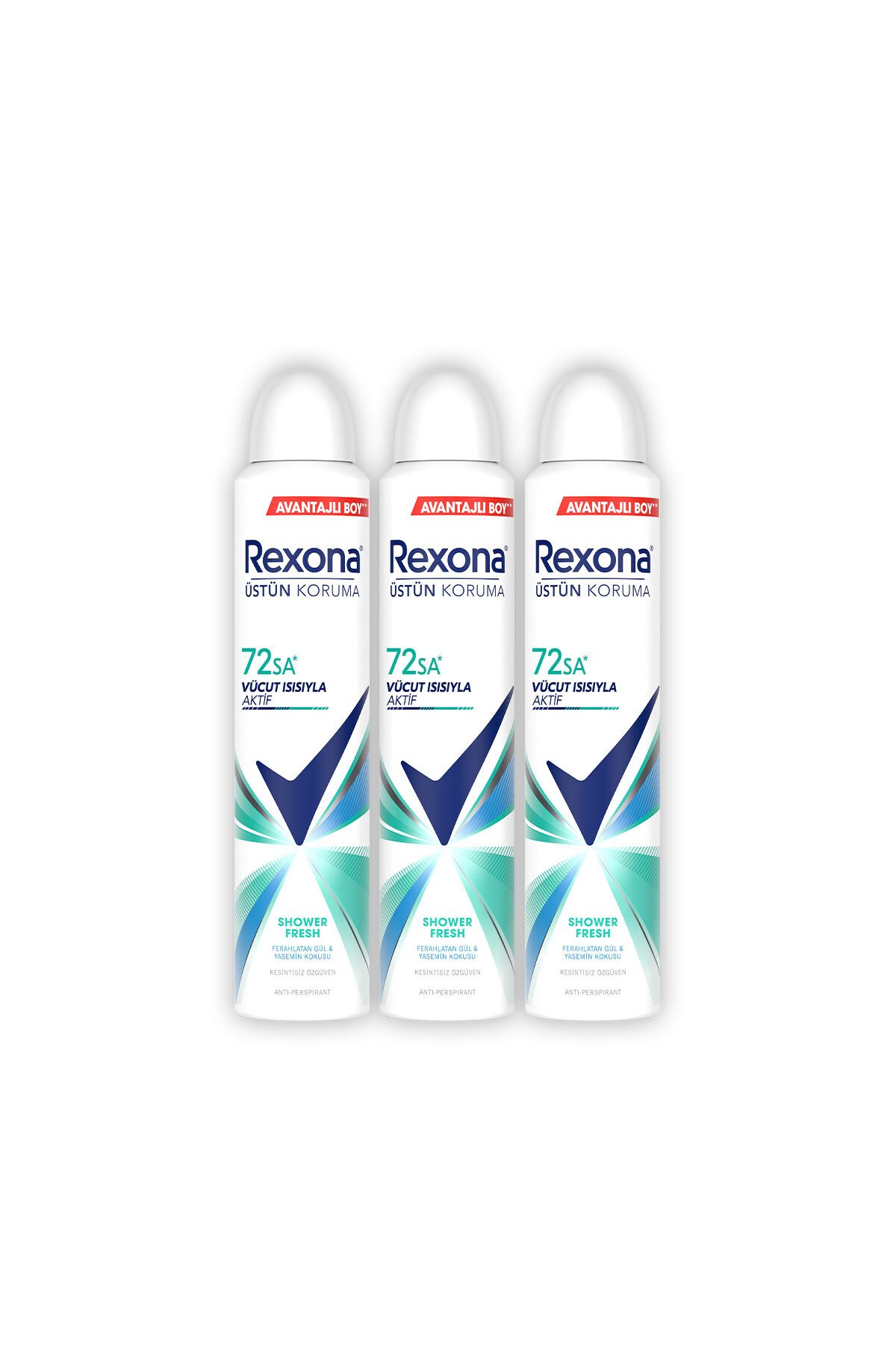 Rexona Kadın Deodorant Sprey Shower Fresh 200 ml X3
