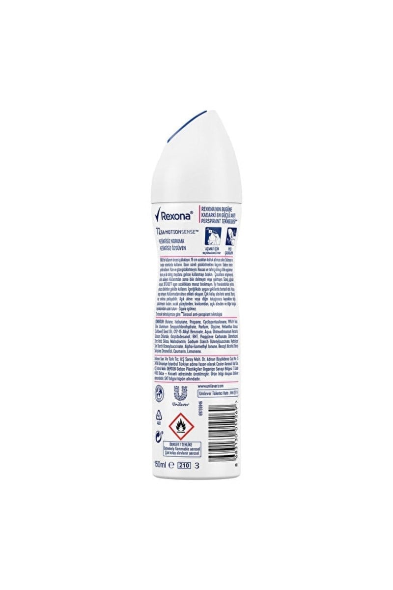 Rexona Kadın Sprey Deodorant Sexy Bouquet 72 Saat Kesintisiz Üstün Koruma 150 ml X2