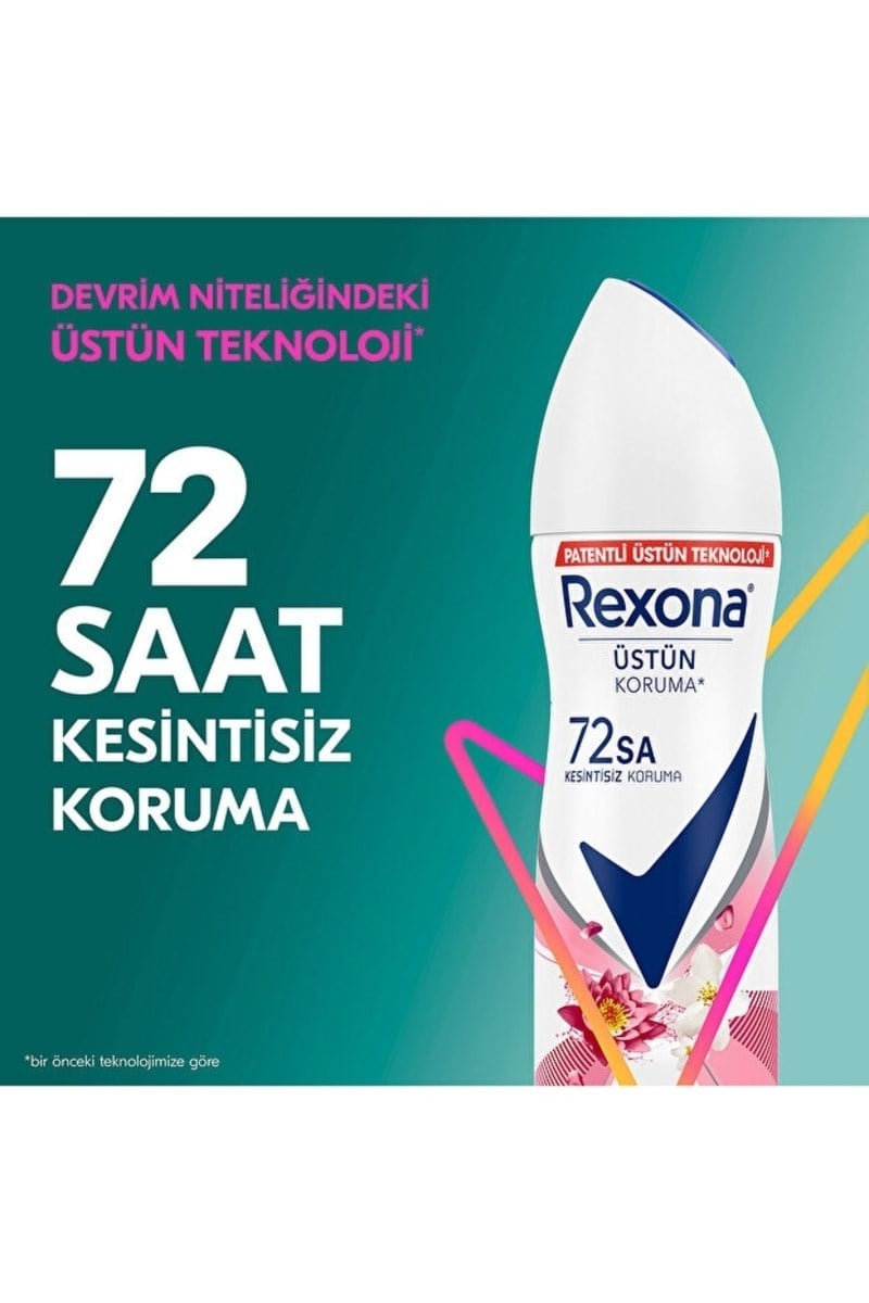 Rexona Kadın Sprey Deodorant Sexy Bouquet 72 Saat Kesintisiz Üstün Koruma 150 ml X2