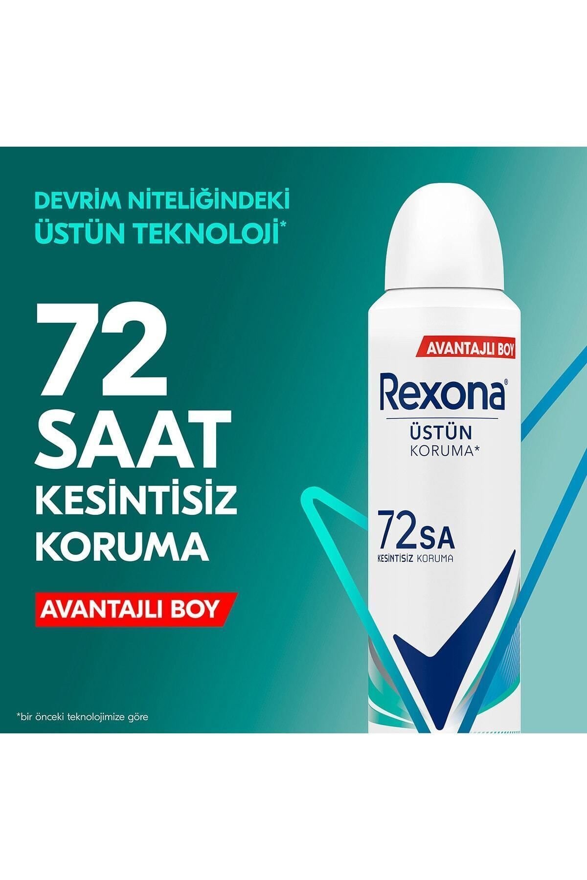 Rexona Kadın Sprey Deodorant Shower Fresh Avantajlı Boy 200 ml X2 Adet