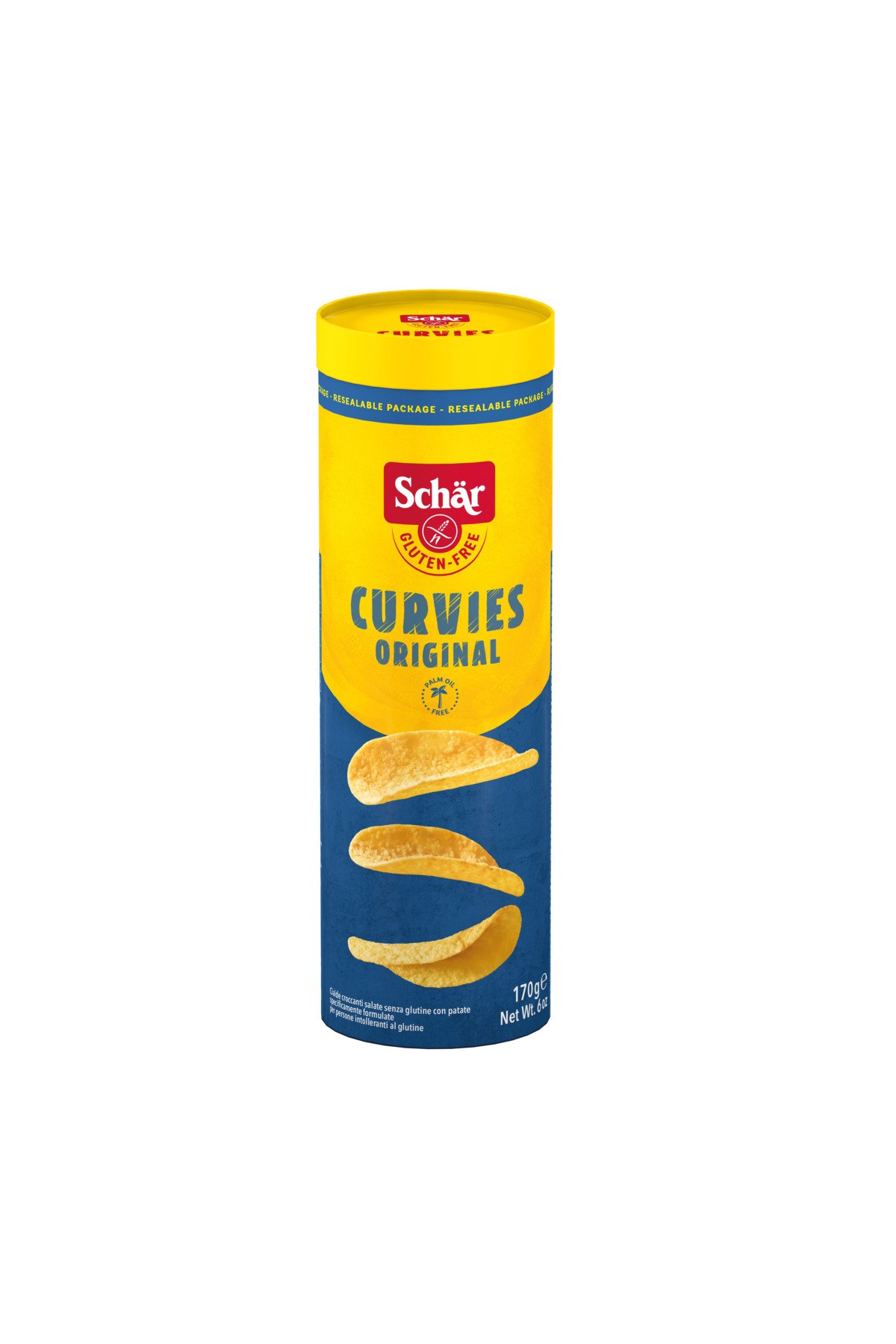 Schar Curvies Original Glutensiz Patates Cipsi 170 gr