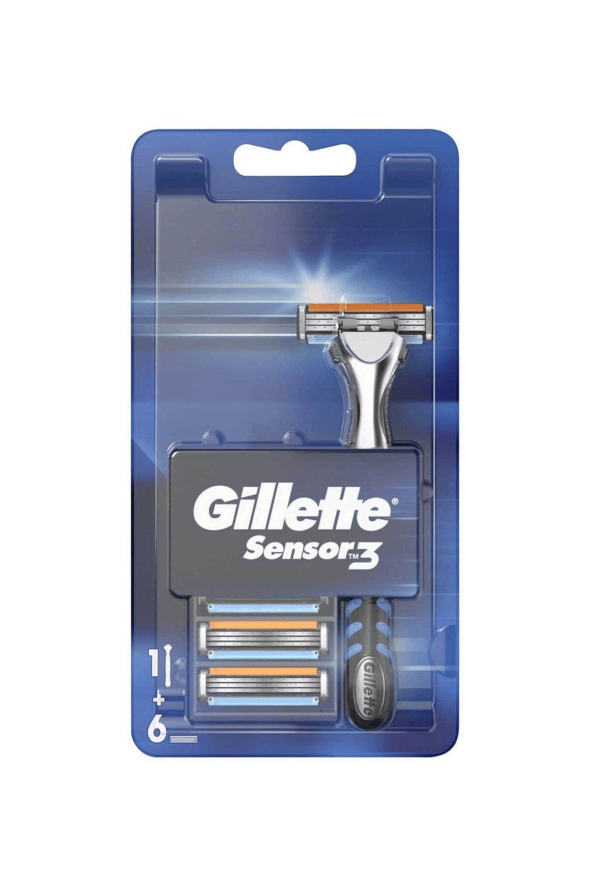 Sensor3 Tıraş Makinesi + 6 Yedek Tıraş Bıçağı