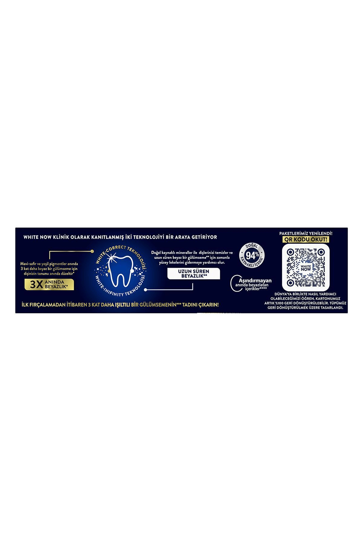 Signal White Now Gold Anında Beyazlatıcı Diş Macunu 75 ml x4 Adet