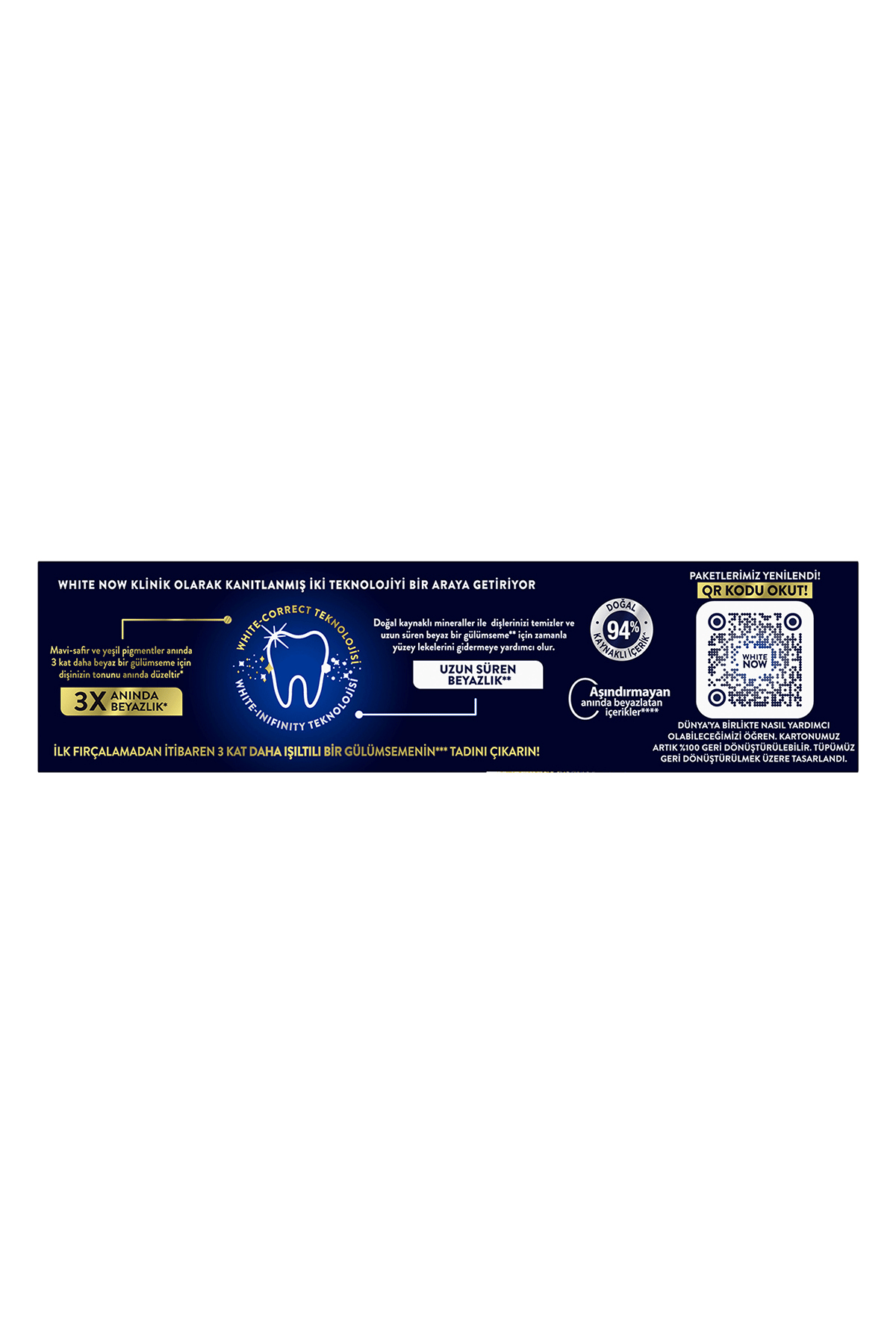 Signal White Now Gold Anında Beyazlatıcı Diş Macunu 75 ml x2 Adet
