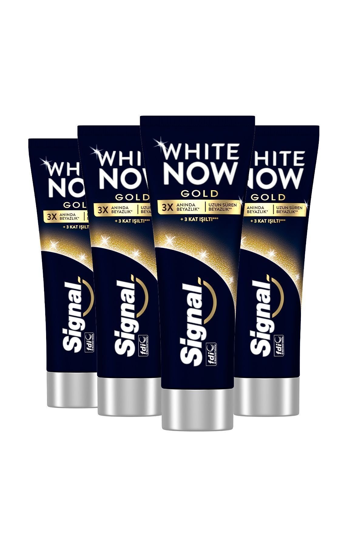 Signal White Now Gold Anında Beyazlatıcı Diş Macunu 75 ml x4 Adet
