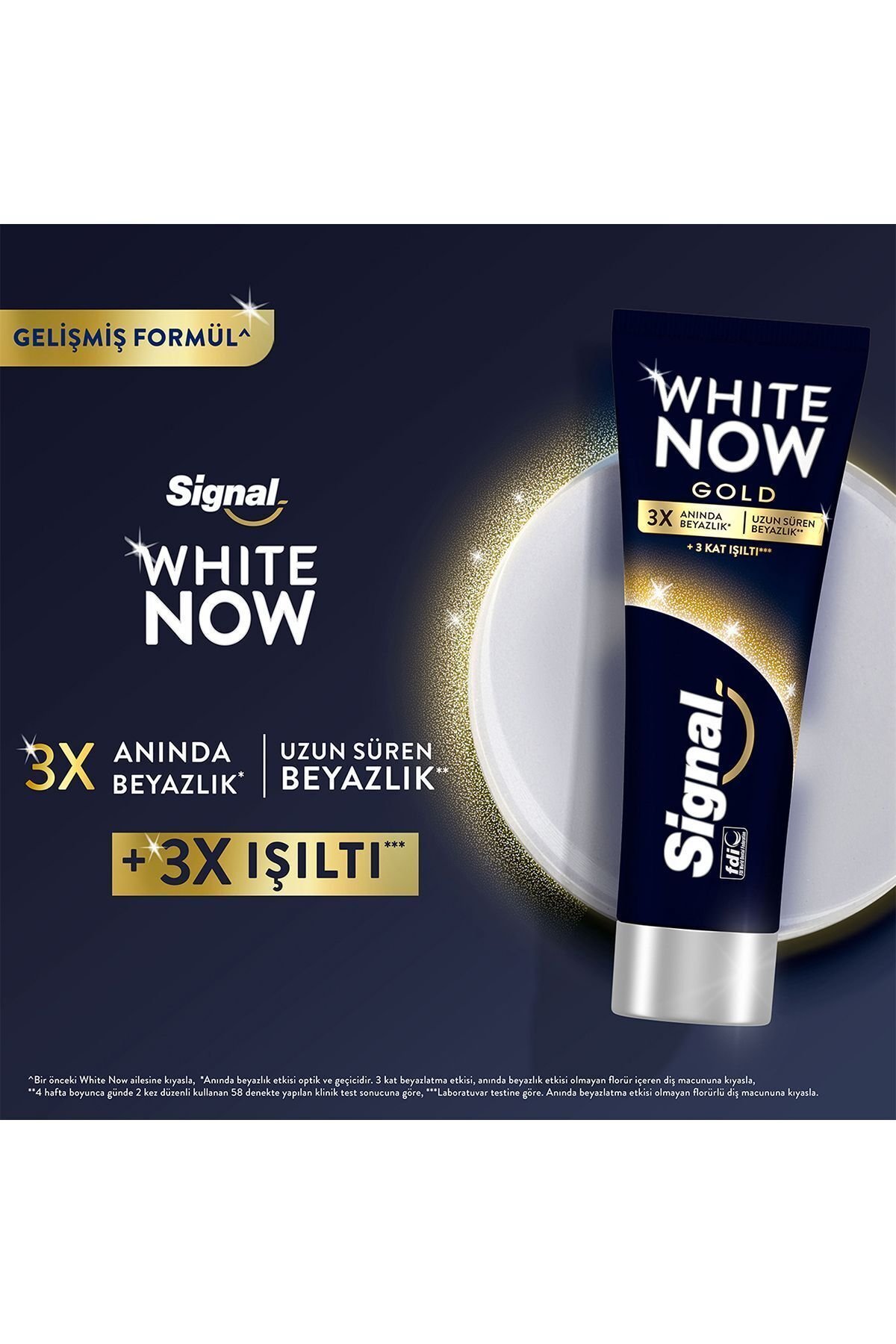 Signal White Now Gold Anında Beyazlatıcı Diş Macunu 75 ml x5 Adet