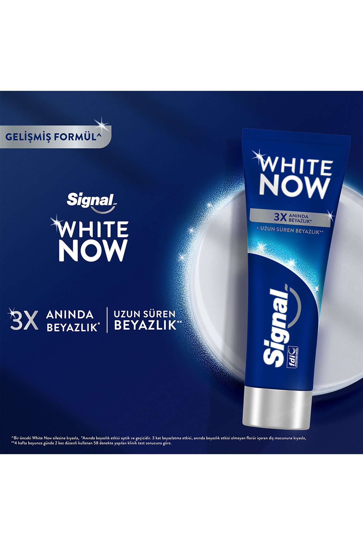 Signal White Now Original Anında Beyazlatıcı Diş Macunu 75ml X3