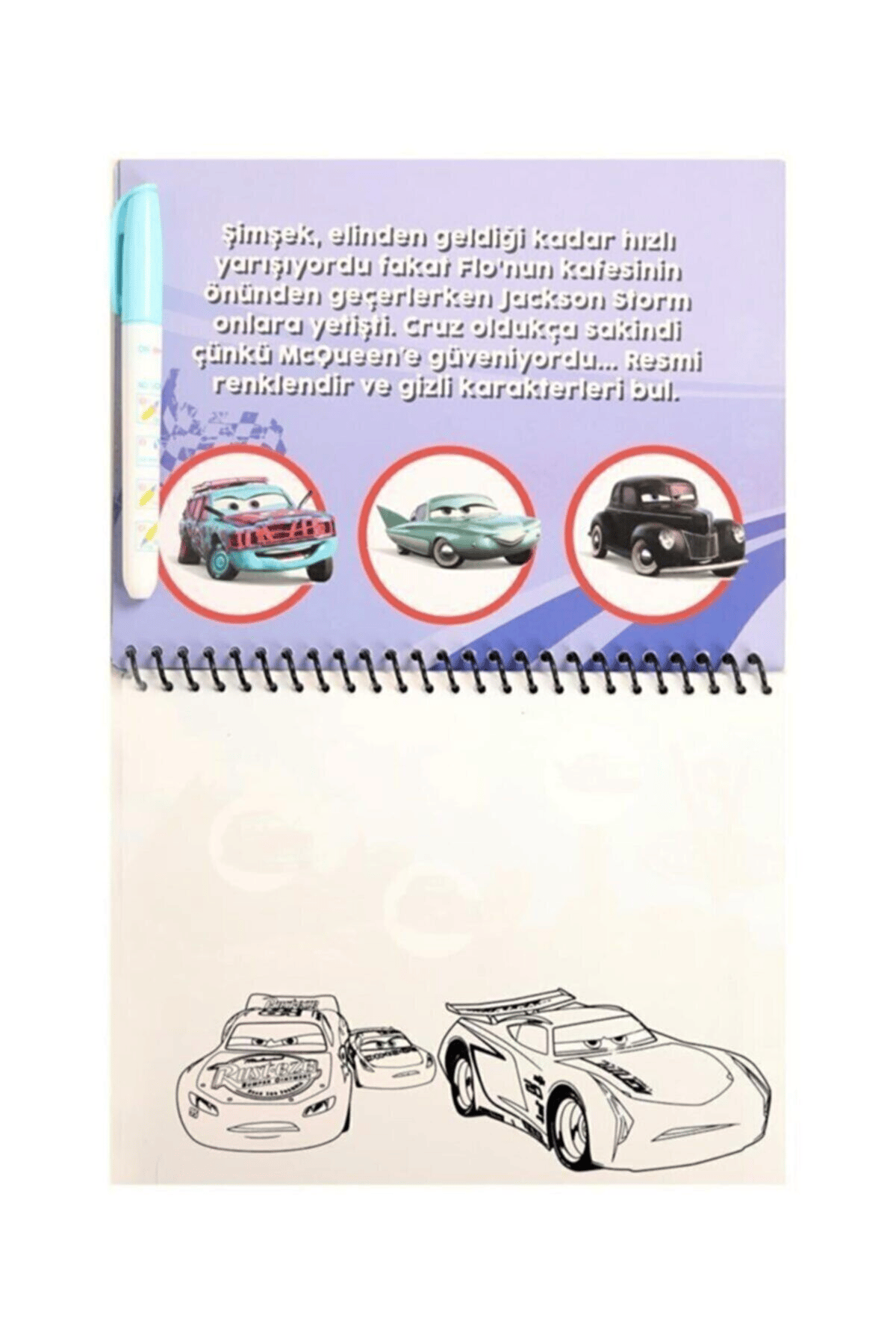 Sihirli Boyama Kitabı Disney Pixar Cars Water Magic