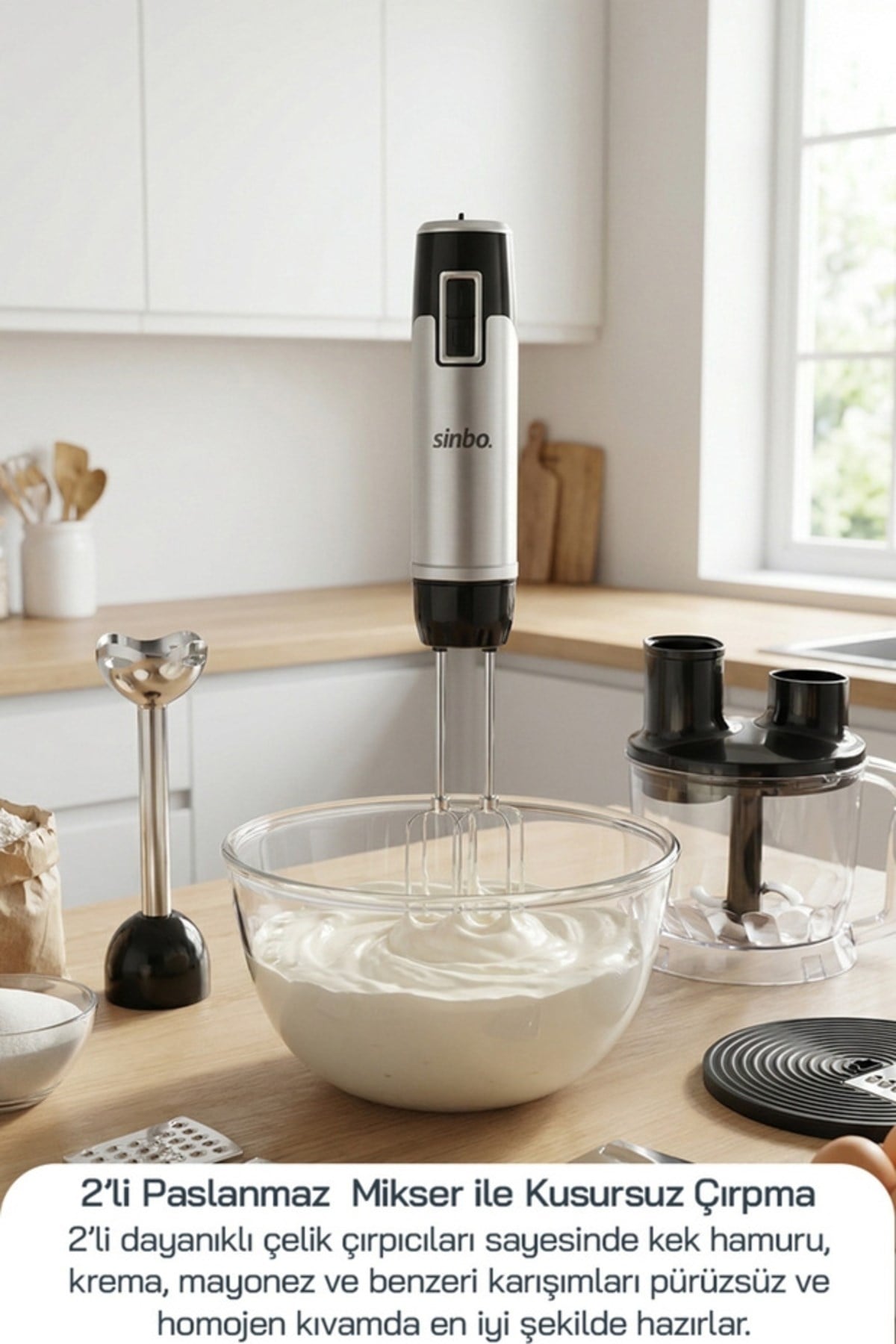 Sinbo SHB-3186 5 Fonksiyonlu El Blender Seti