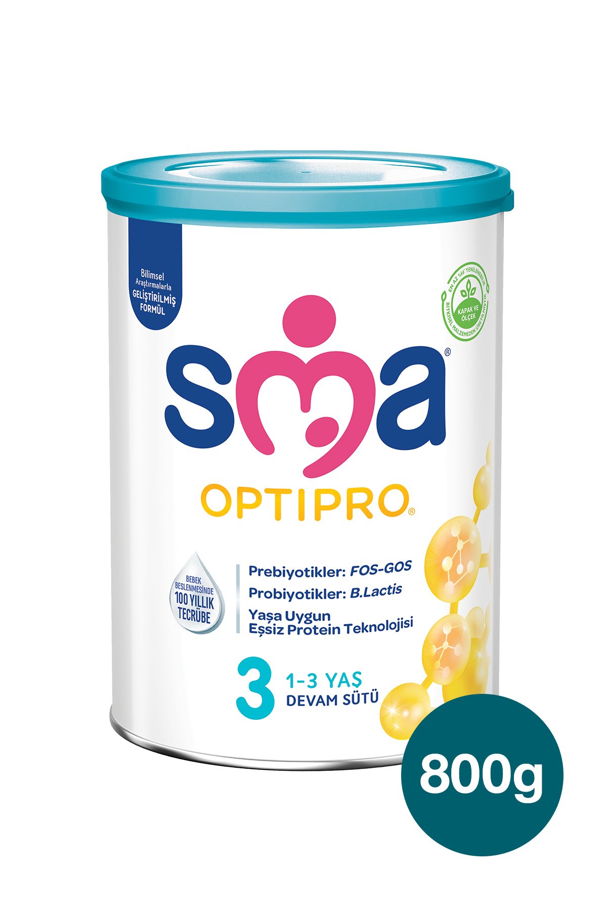 Sma 2 Optipro Probiyotik Devam Sütü 800 gr X 3 Adet