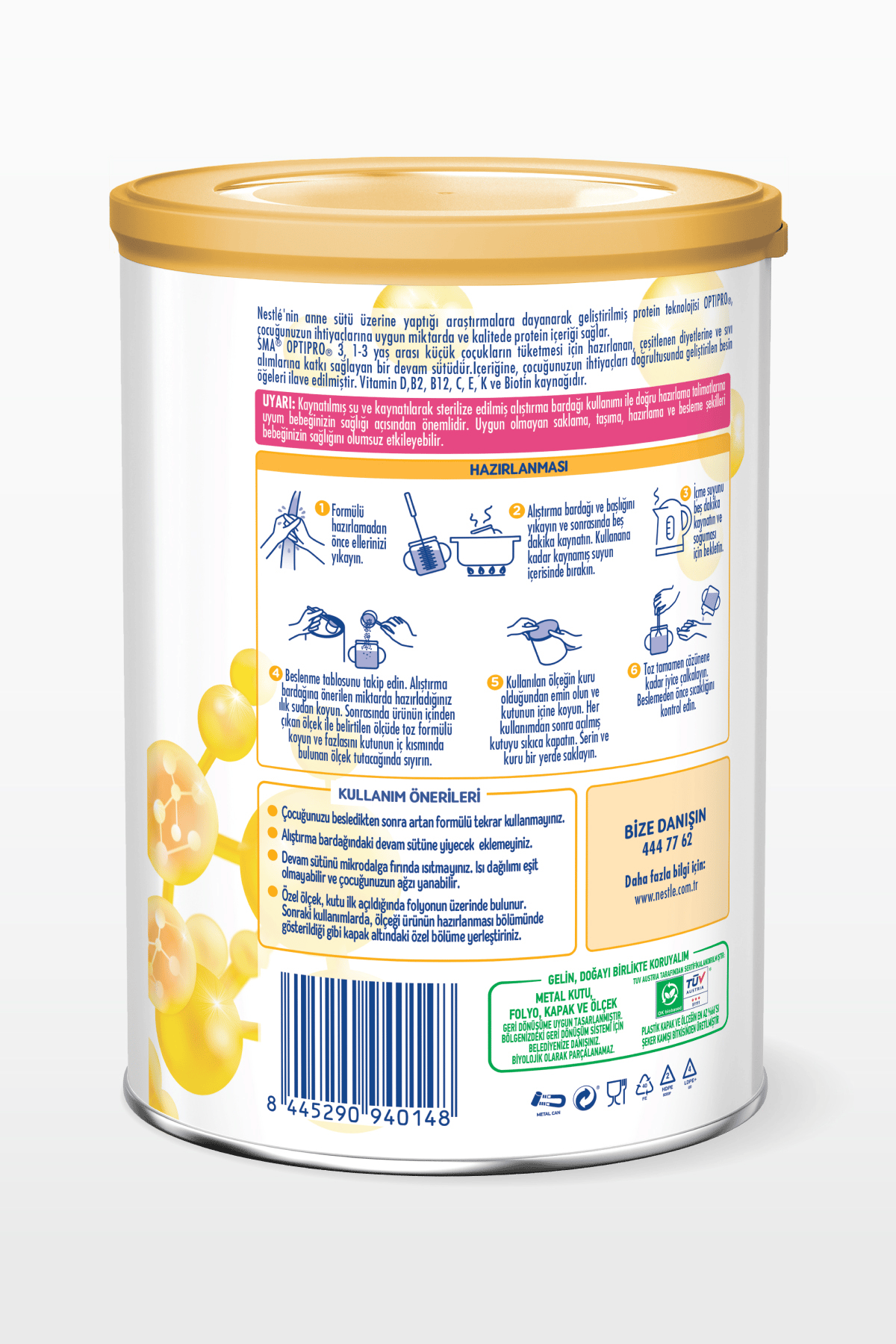 Sma 3 Optipro Probiyotik Devam Sütü 800 gr X 3 Adet