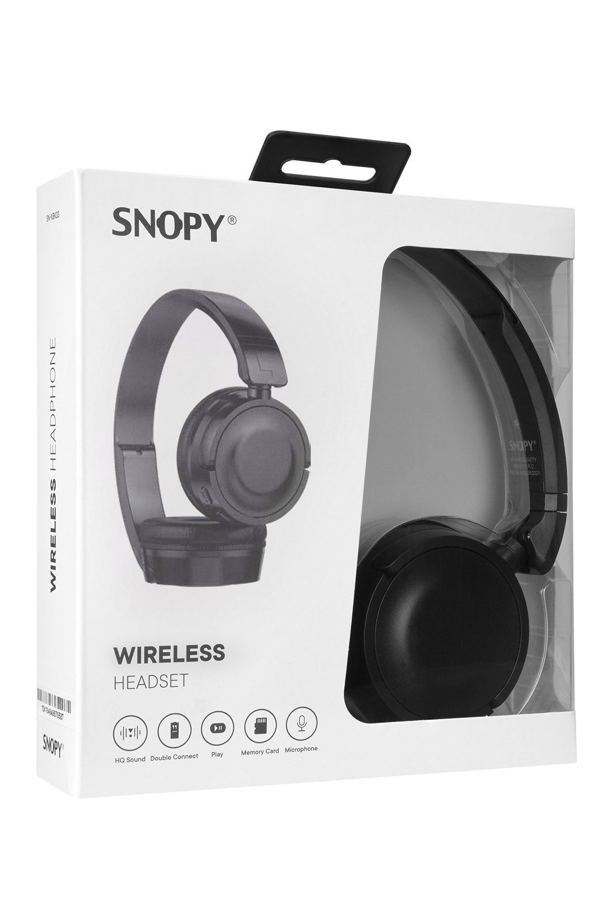 Snopy Sn-xbk33 Siyah Batty Tf Kart Özellikli Bluetooth V 5.0 Katlanabilir Kulak Üstü Kulaklık