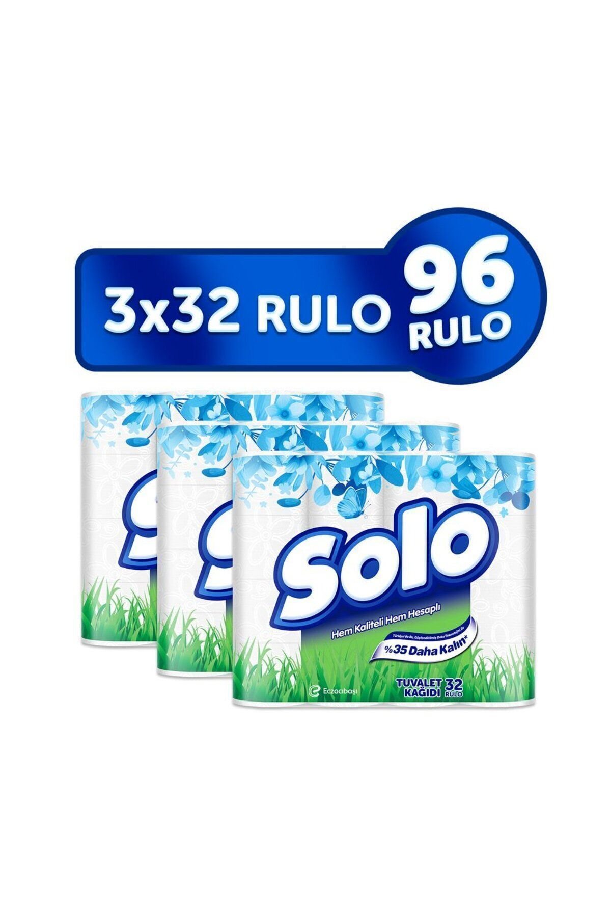 Solo Ultra Dayanıklı Tuvalet Kağıdı 32'li x3 Adet