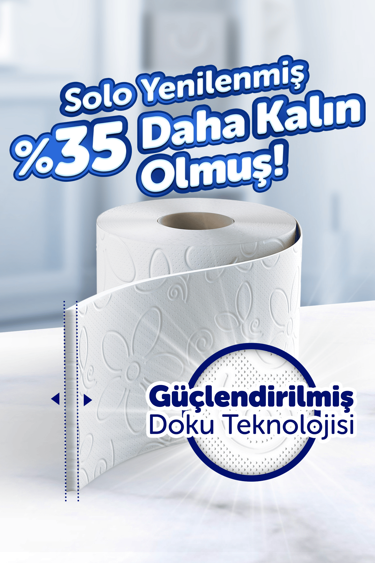 Solo Ultra Dayanıklı Tuvalet Kağıdı 32'li x3 Adet