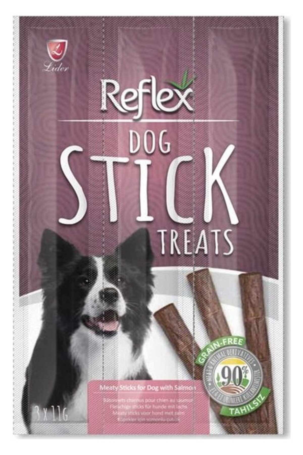 Somonlu Stick Köpek Ödül Maması 3x11 gr - 6 Paket