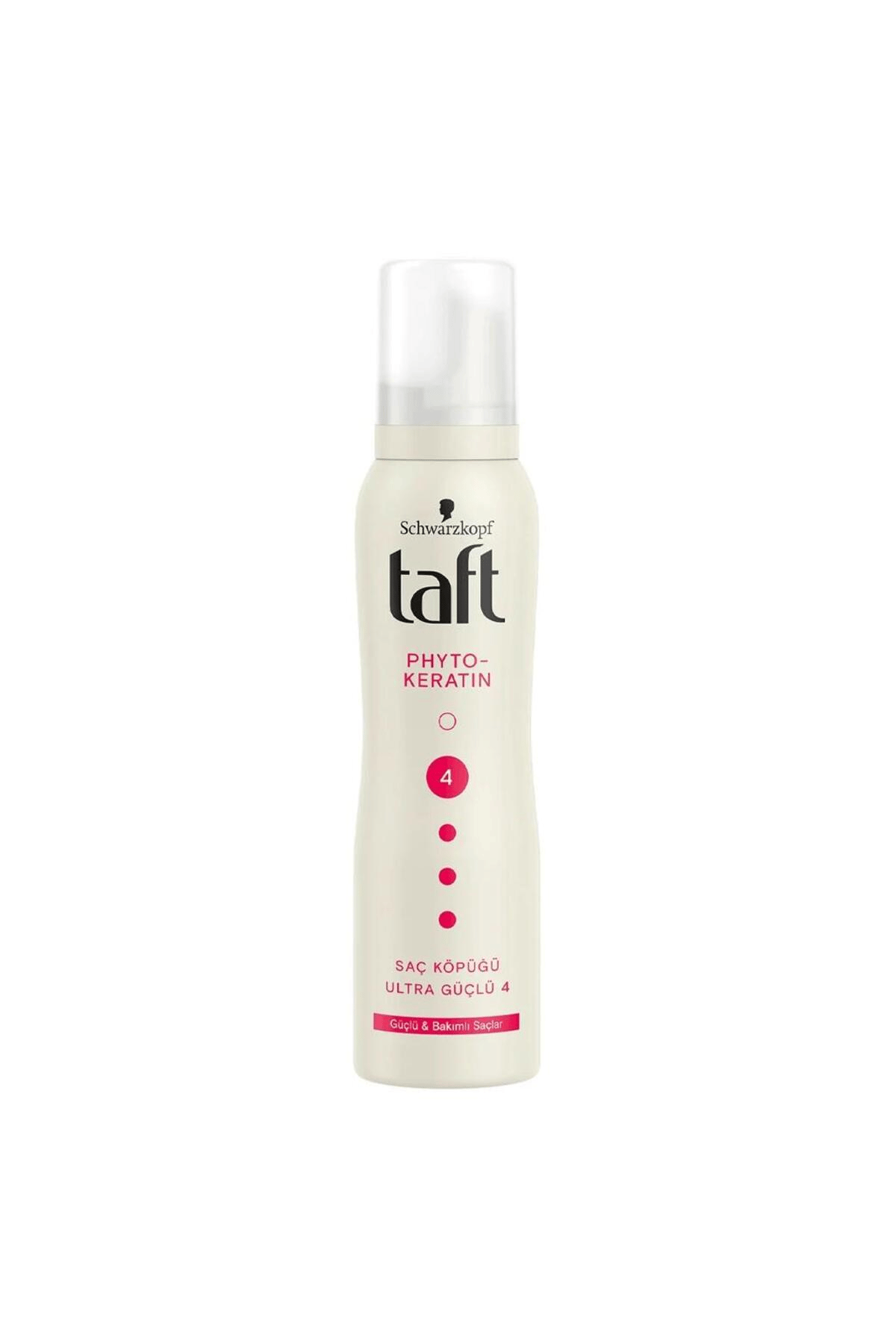 Taft Saç Köpüğü Phyto Keratin No.4 Ul Güçlü 150 ml