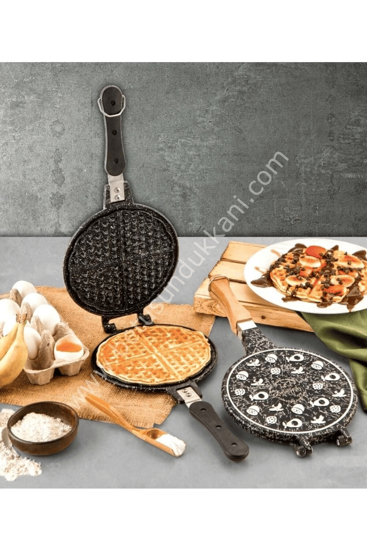 TAŞHAN Döküm Waffle Tavası