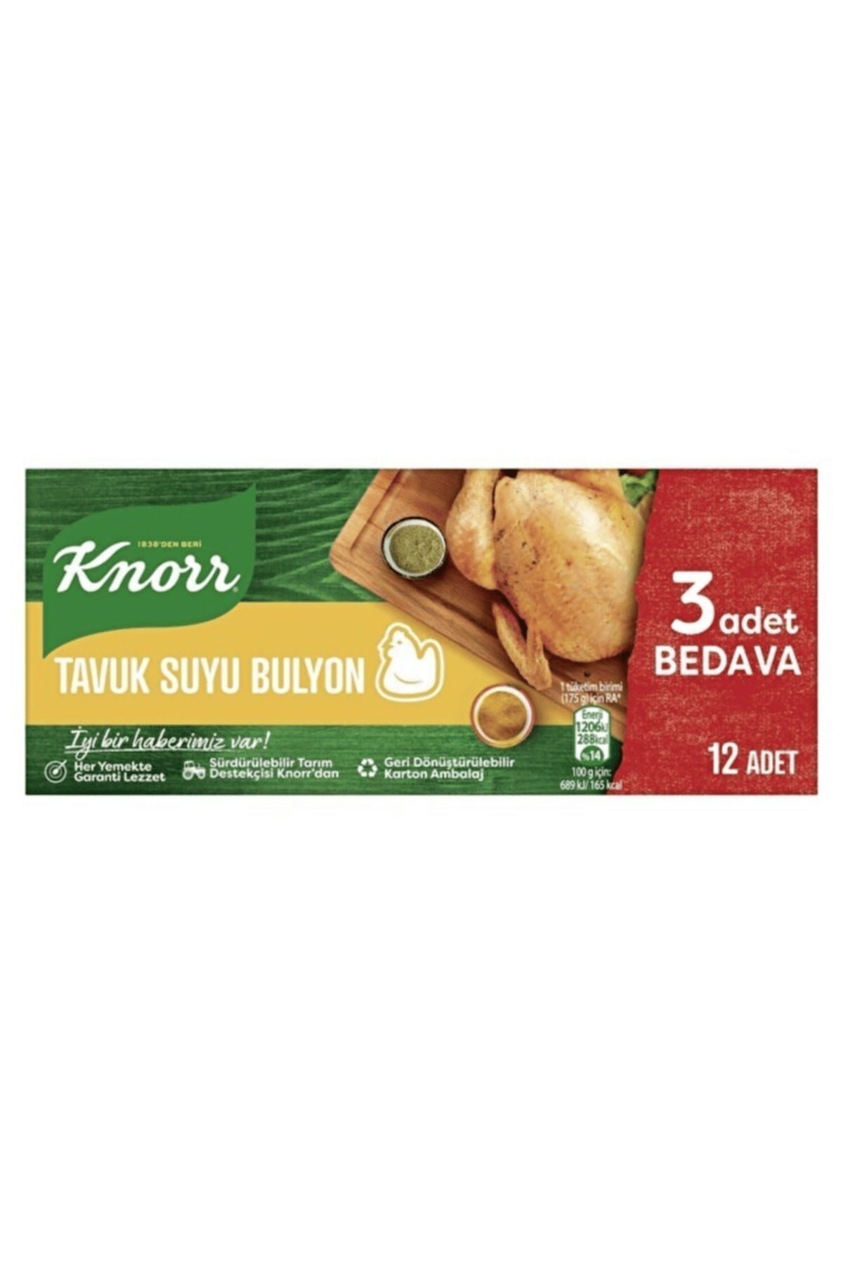 Tavuk Suyu Bulyon 120 Gr. 12'li