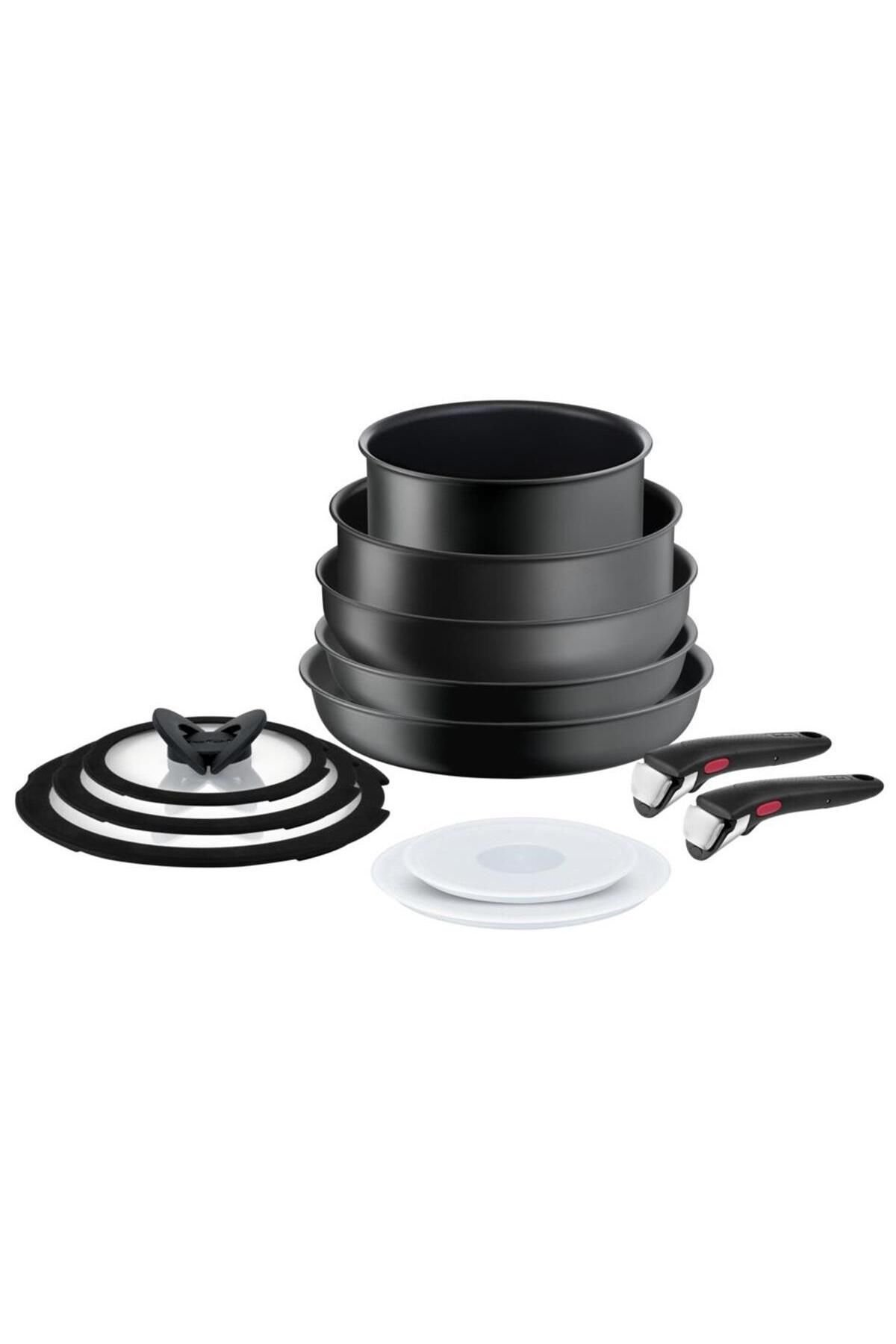 TEFAL Titanyum 3X Ingenio Ultimate 12 Parça Büyük Tava Tencere Seti - 2100129591