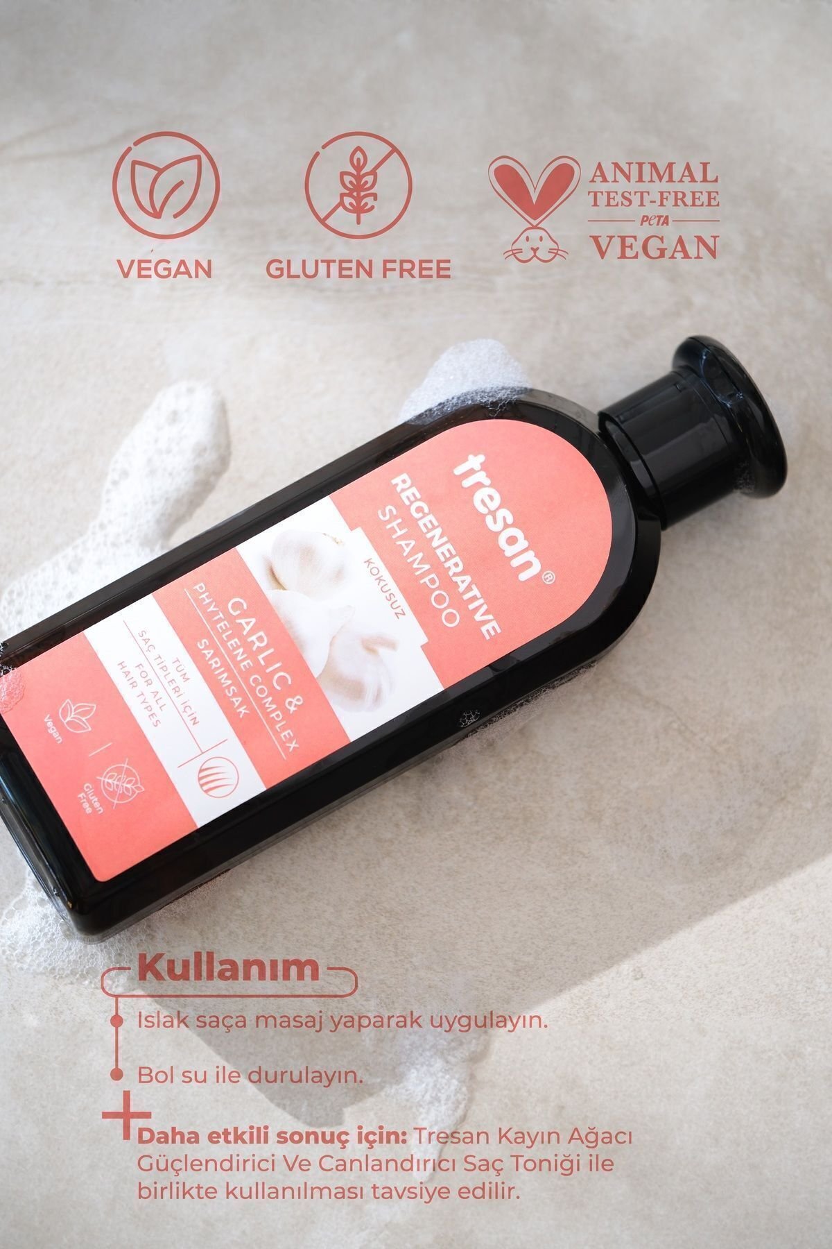 Tresan Sarımsak Onarıcı Bakım Şampuanı 300 ml