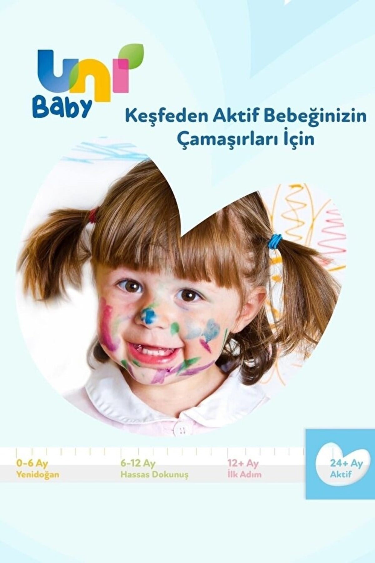 Uni Baby Çamaşır Deterjanı 1500 ml x 3 adet