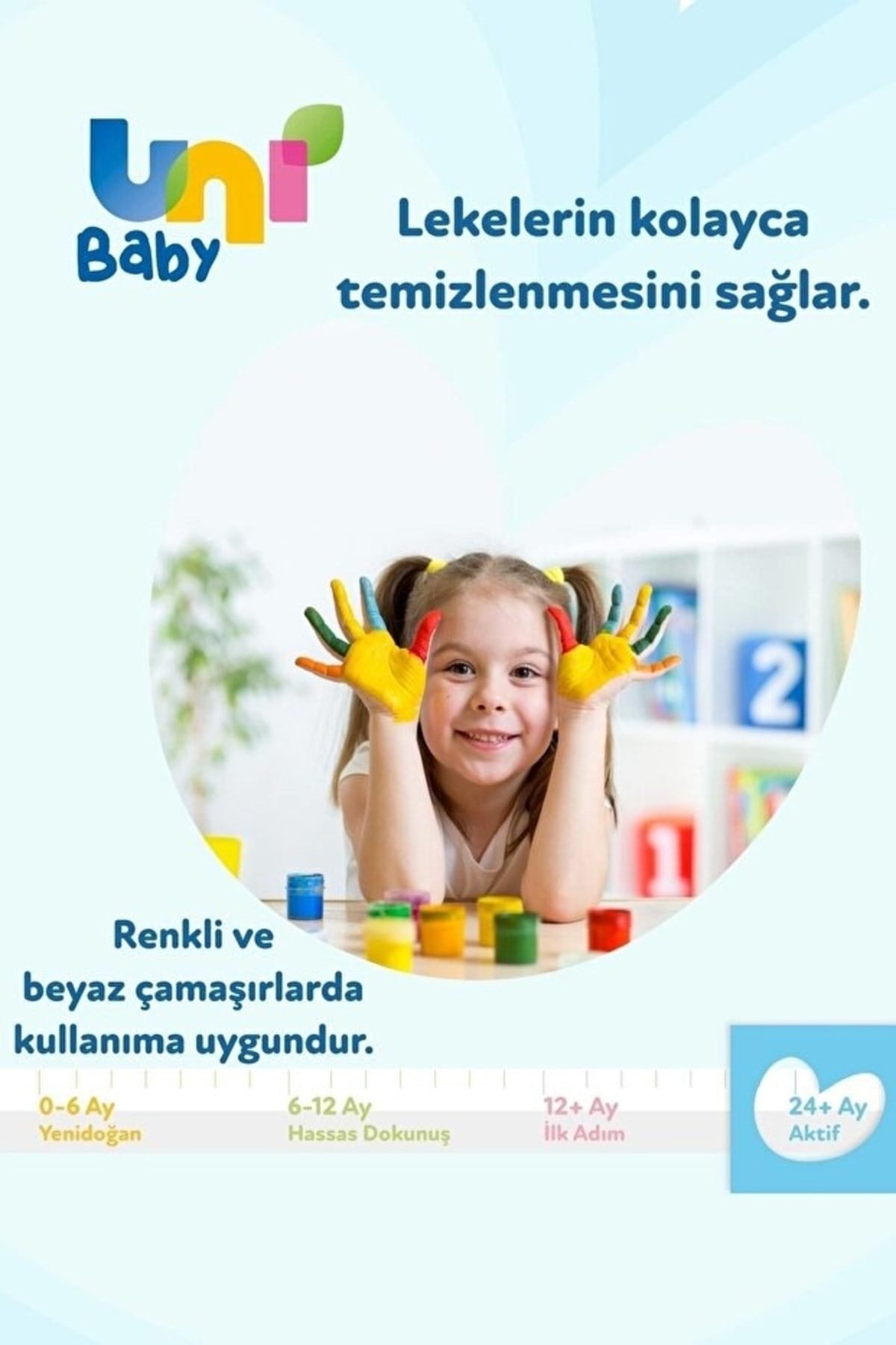 Uni Baby Çamaşır Deterjanı 1500 ml x 3 adet