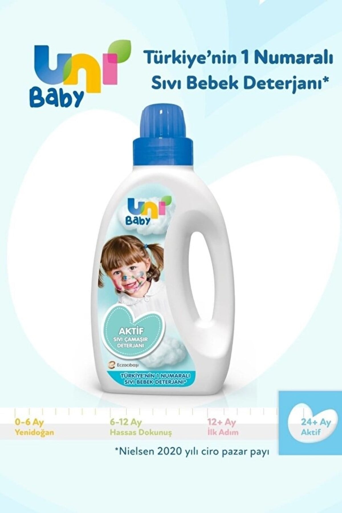 Uni Baby Çamaşır Deterjanı 1500 ml x 3 adet