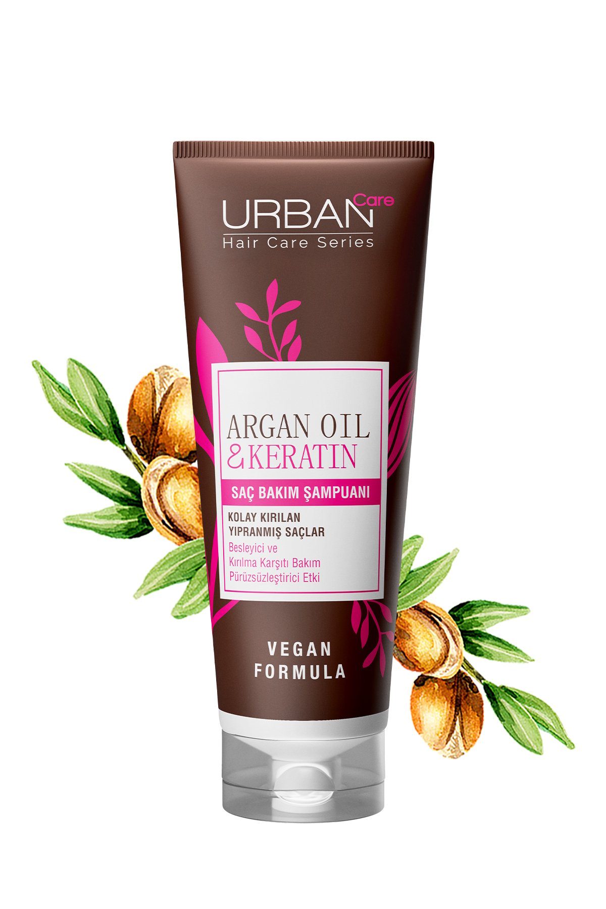 Urban Care Argan Oil & Keratin Kolay Kırılan Yıpranmış Saçlara Özel Saç Bakım Şampuanı -vegan-250ml