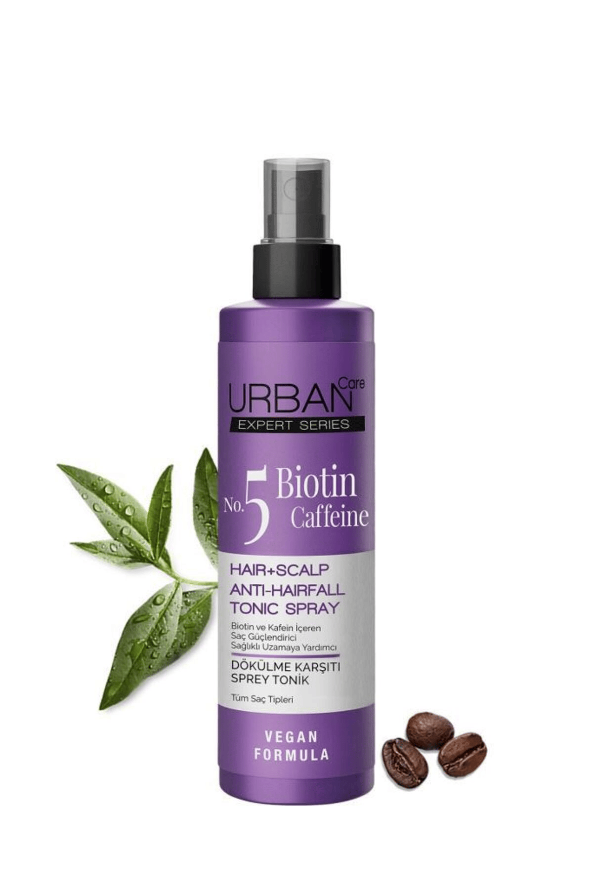 Urban Care Expert Biotin Kafein Dökülme Karşıtı Hızlı Uzamaya Yardımcı Saç Bakım Tonik Sprey 200 ml x4 Adet