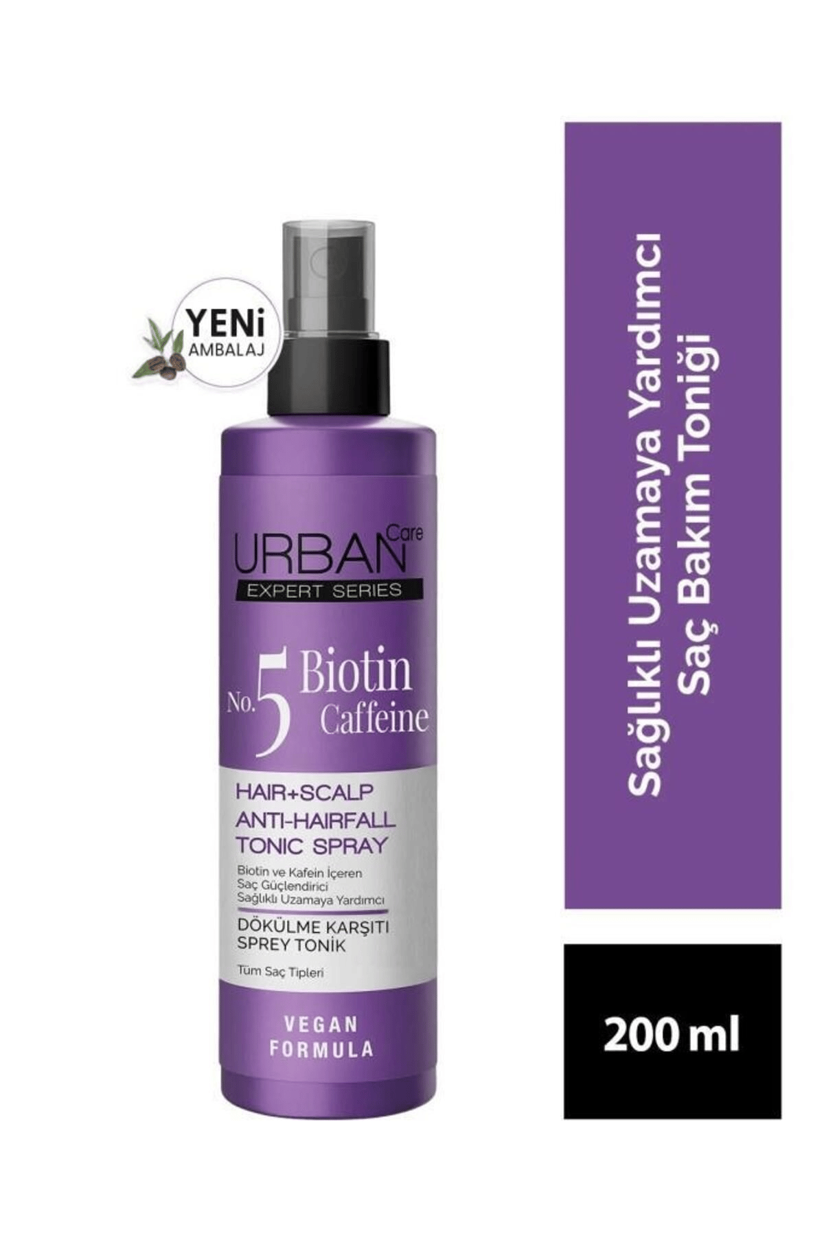 Urban Care Expert Biotin&caffeine Dökülme Karşıtı Set: Şampuan 350 ml + Tonik Sprey 200 ml