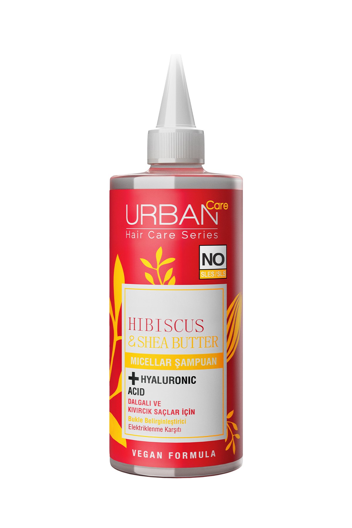 Urban Care Hibiscus & Shea Butter Kıvırcık ve Dalgalı Saçlara Özel Micellar Şampuan-sülfatsız-340ml